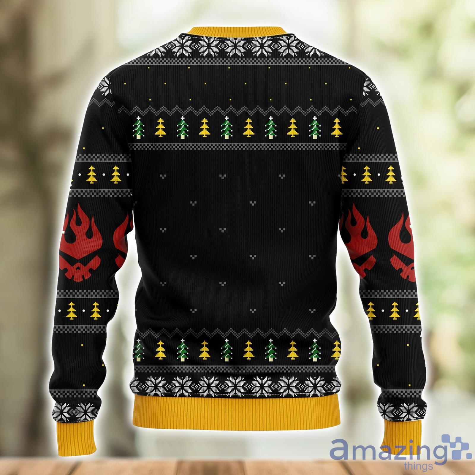 Gurren Lagann Kamina Ugly Christmas Sweater Amazing Gift Men And Women Christmas Gift image Gurren Lagann Kamina Ugly Christmas Sweater Amazing Gift Men And Women Christmas Gift Product Photo 4