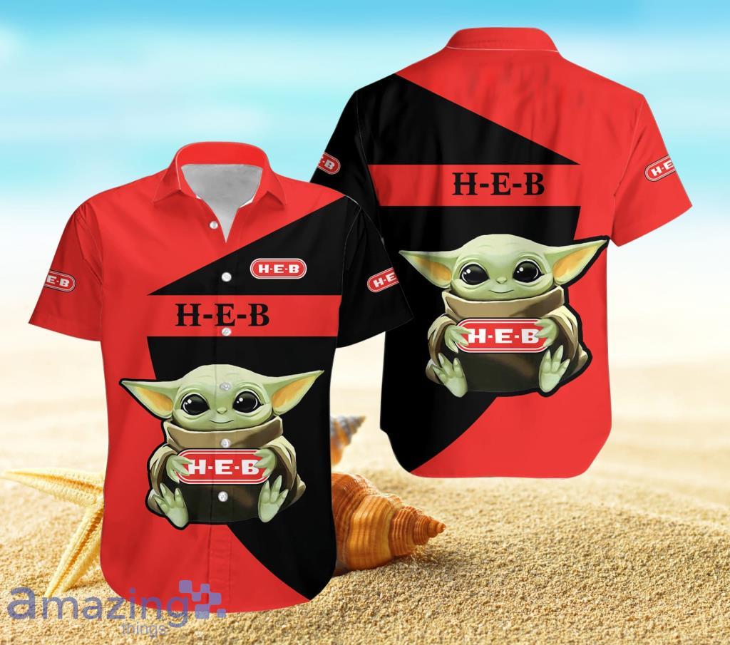 H-E-B Baby Yoda Hawaiian Shirt Trending Summer Gift For Men And Women