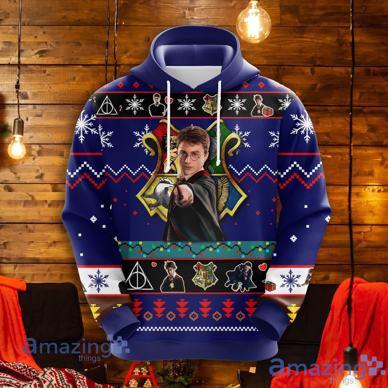 Harry Potter Christmas Cute Noel Mc Christmas Pattern All Print 3D Hoodie Product Photo 1 Harry Potter Christmas Cute Noel Mc Christmas Pattern All Print 3D Hoodie Product Photo 1