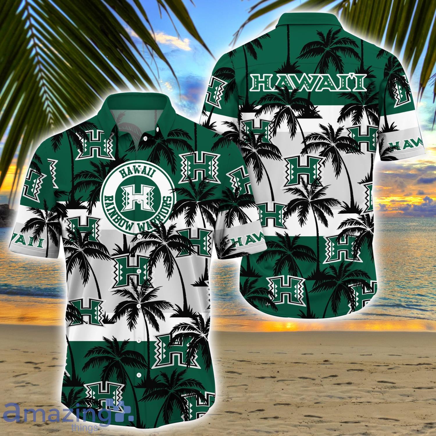 Football American Hawaii Shirt Tropical Beach Tree Washington