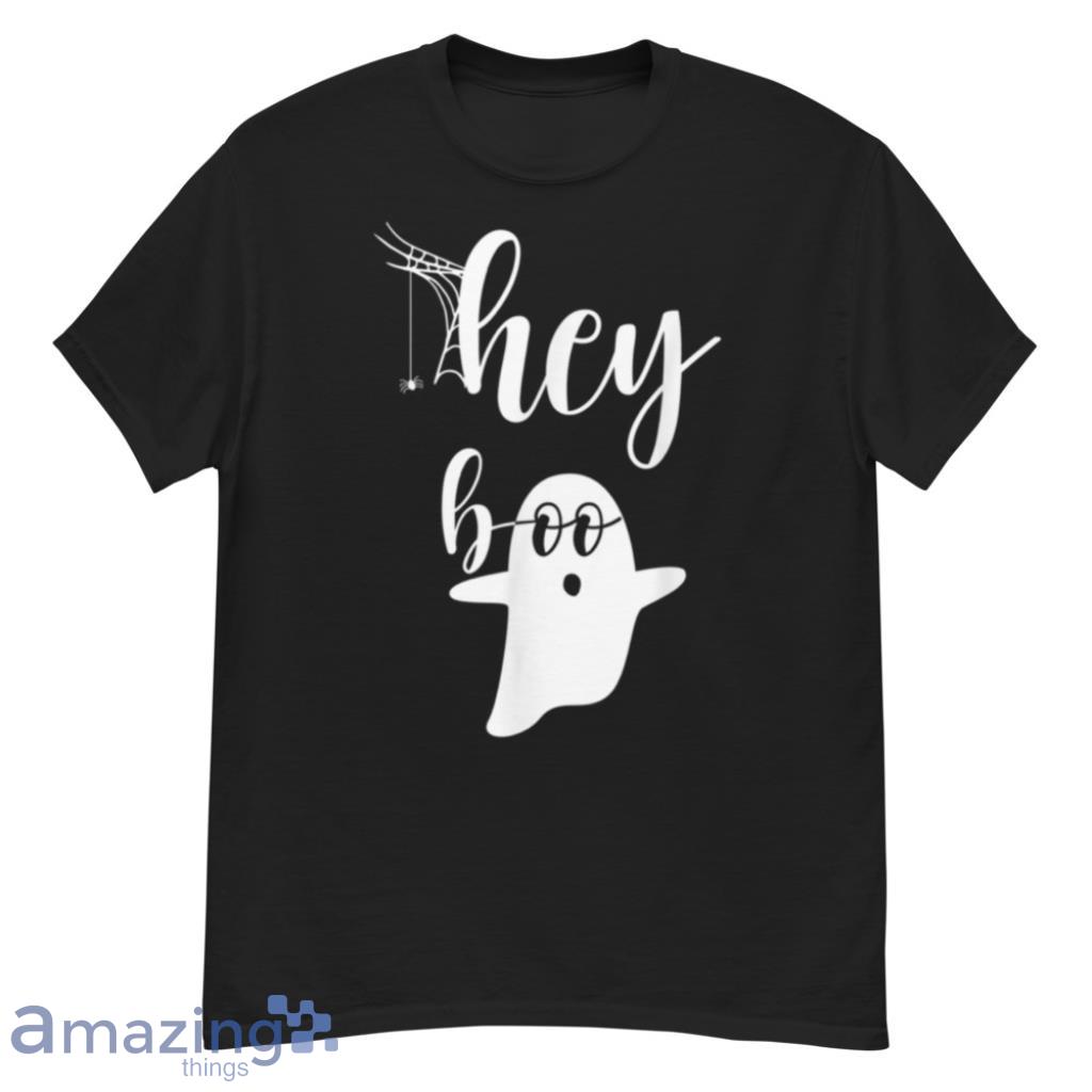 Hey Boo Funny Halloween Pun Ghost Spooky Toddler Boy Girl T Shirt image Hey Boo Funny Halloween Pun Ghost Spooky Toddler Boy Girl T Shirt Product Photo 2