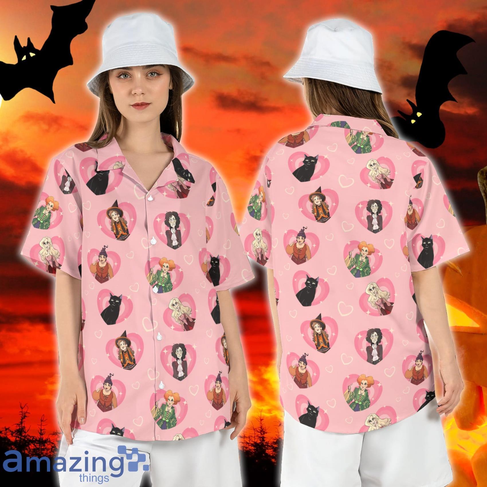 Hocus Pocus Characters Sanderson Sisters Halloween Witch Sister Hawaiian Shirt For Men And Women Sarah Mary Winnifred Hawaii Shirt Product Photo 1