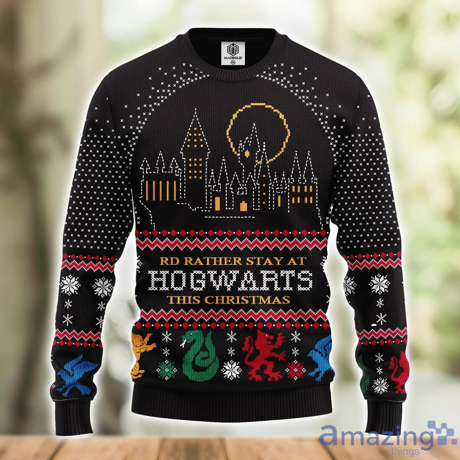 Hogwarts Harry Potter Christmas Sweater Amazing Gift Men And Women Christmas Gift Product Photo 1 Hogwarts Harry Potter Christmas Sweater Amazing Gift Men And Women Christmas Gift Product Photo 1
