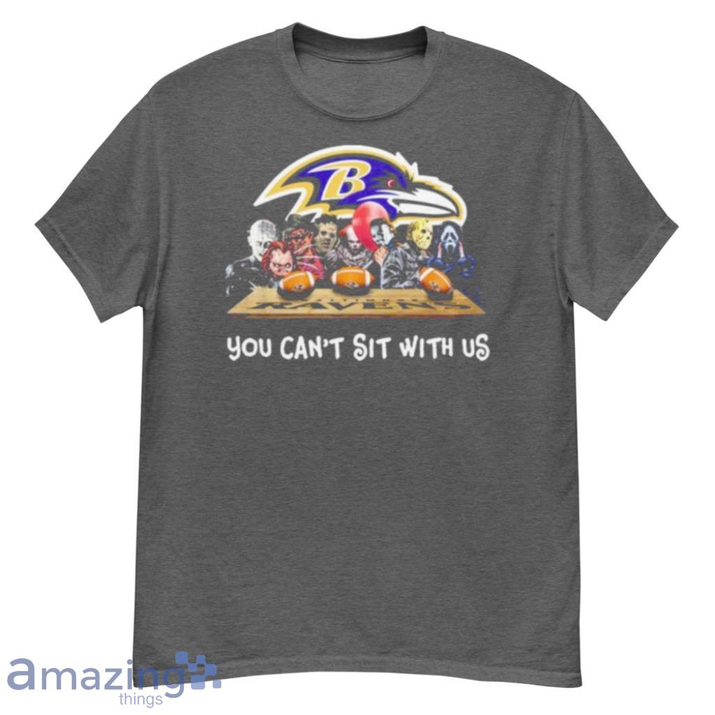 Baltimore Ravens Horror Character Halloween NFL Sweatshirt Gifts