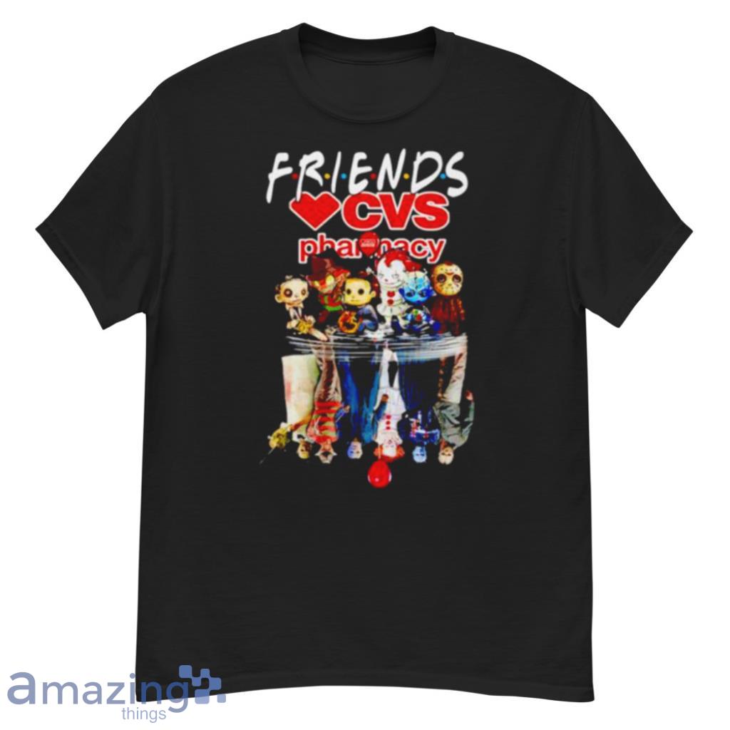 Horror Halloween Chibi Cvs Pharmacy Friends Water Mirror Shirt image Horror Halloween Chibi Cvs Pharmacy Friends Water Mirror Shirt Product Photo 2