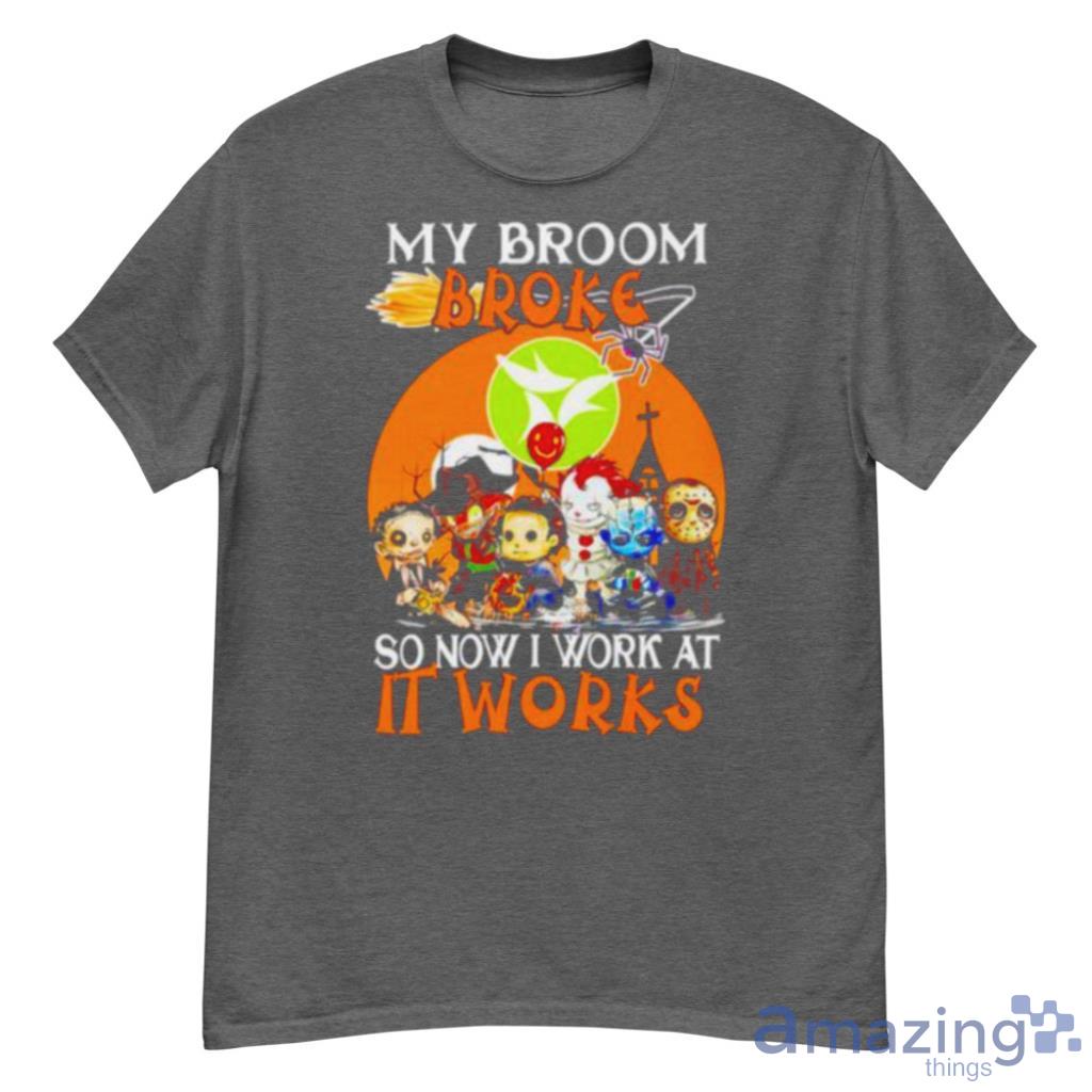 Horror-Halloween-chibi-my-broom-broke-so-now-I-work-at-Ingles-It-Works-shirt Product Photo 1 Horror-Halloween-chibi-my-broom-broke-so-now-I-work-at-Ingles-It-Works-shirt Product Photo 1