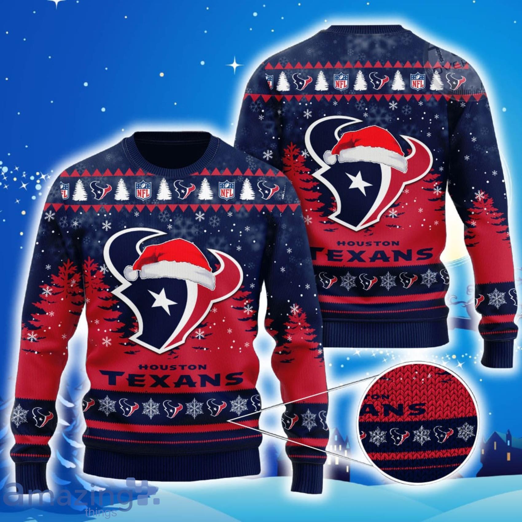 NFL Houston Texans Christmas All Over Print Special Ugly Sweater