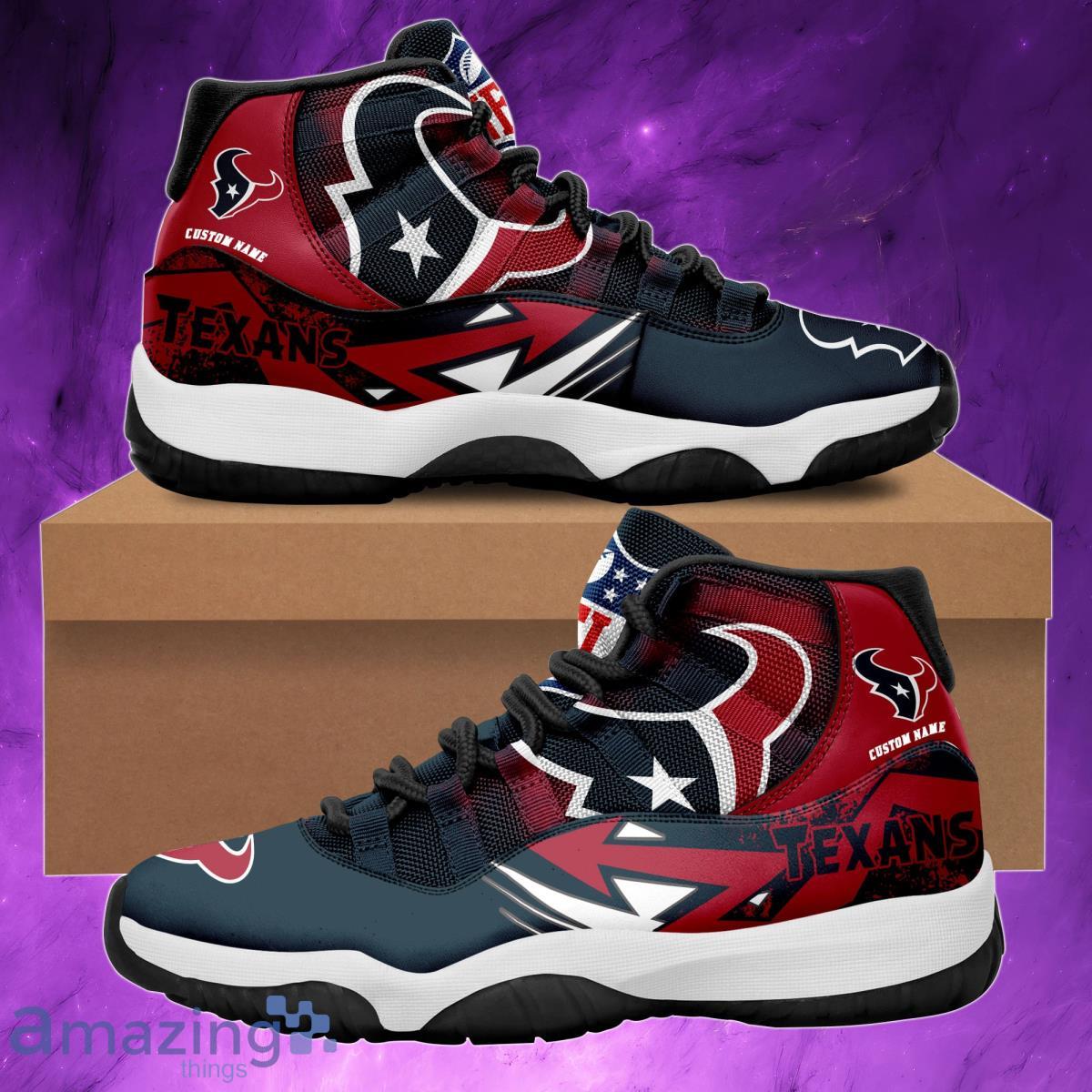 Houston Texans Shop Gorgeous Logo Casual Sneakers For Sport Fans