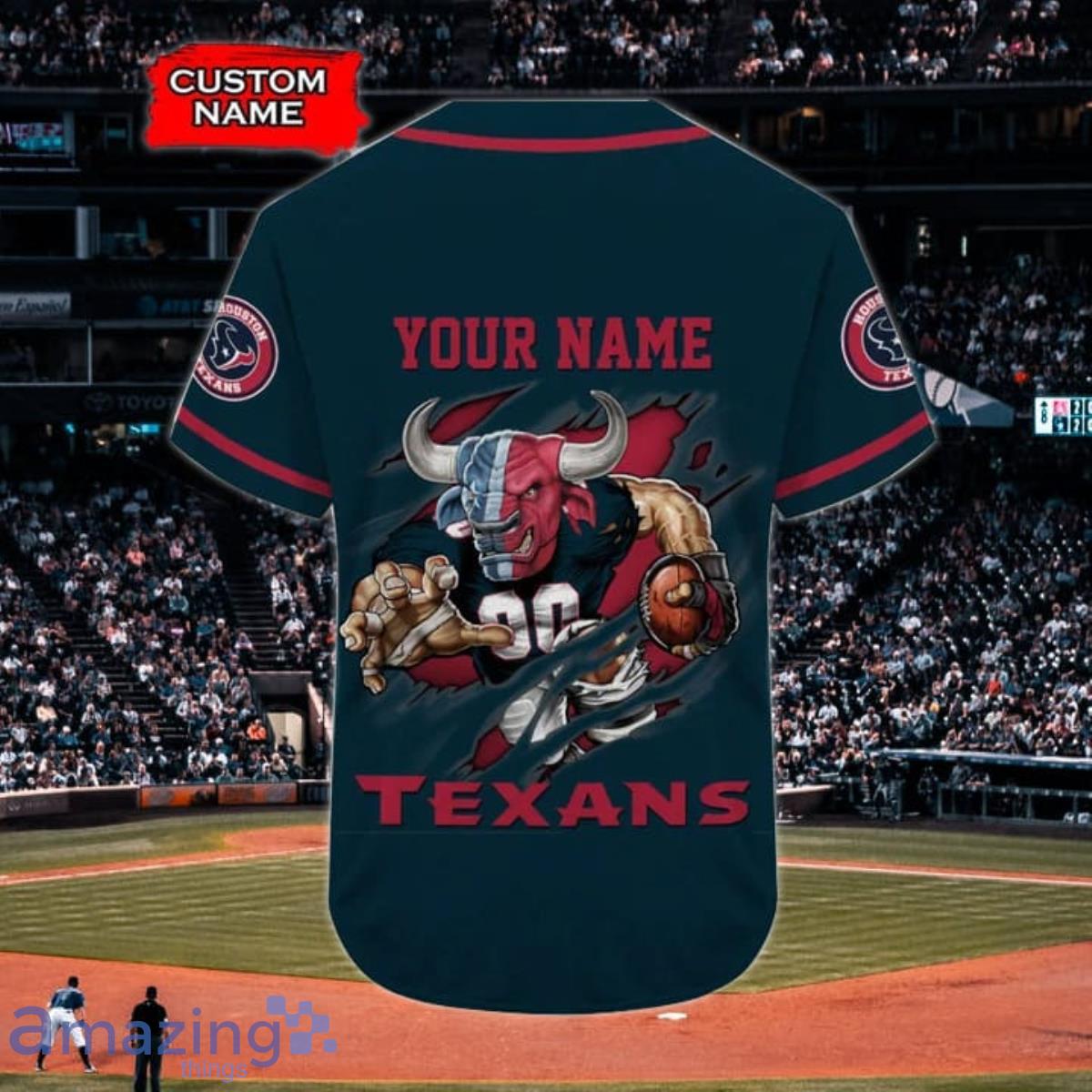 texans jersey custom