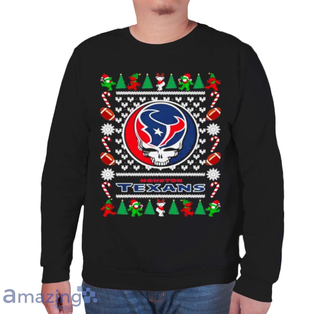 Houston Texans Grateful Dead Ugly Christmas Shirt