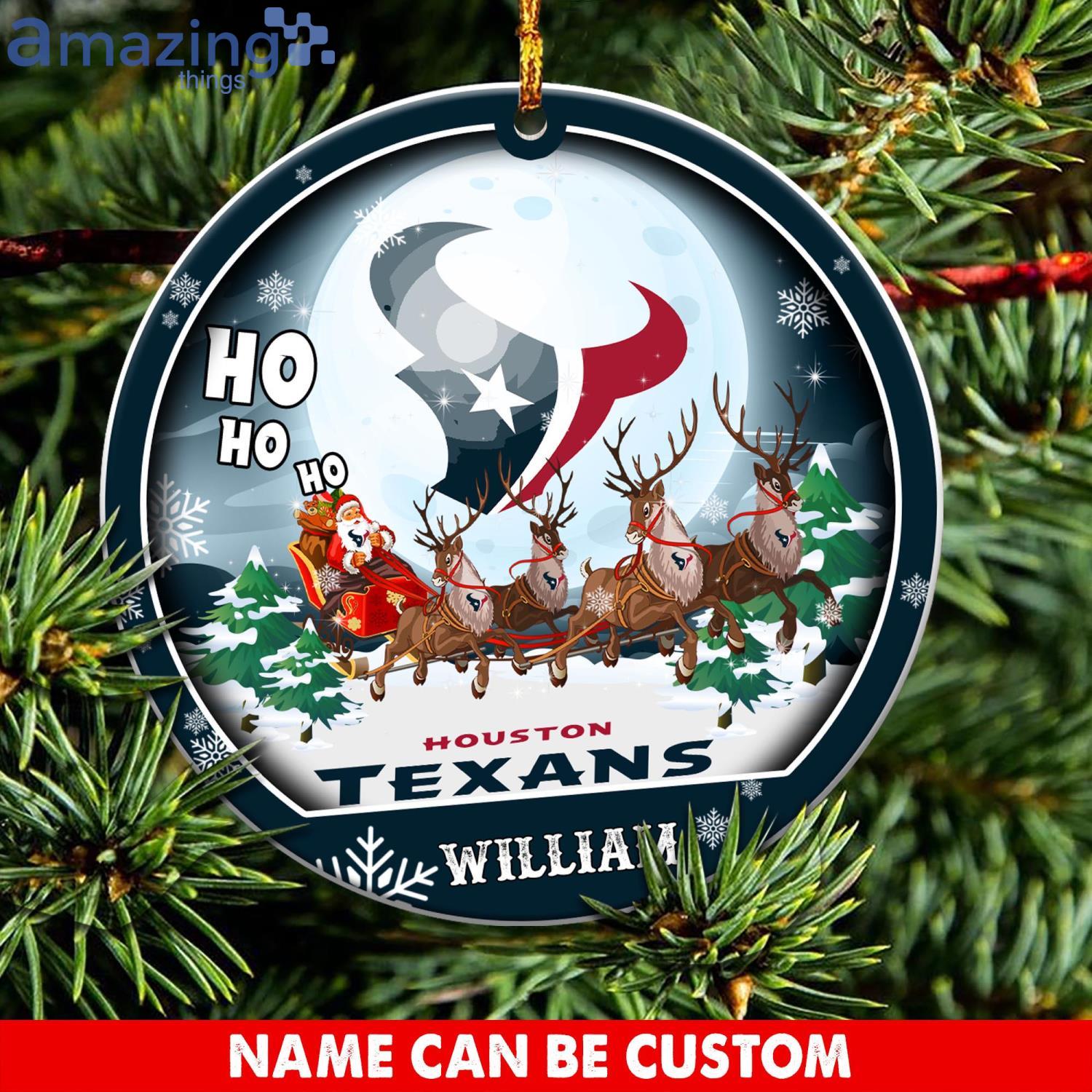 The perfect gift for Texans fans: One-of-a-kind holiday ornament