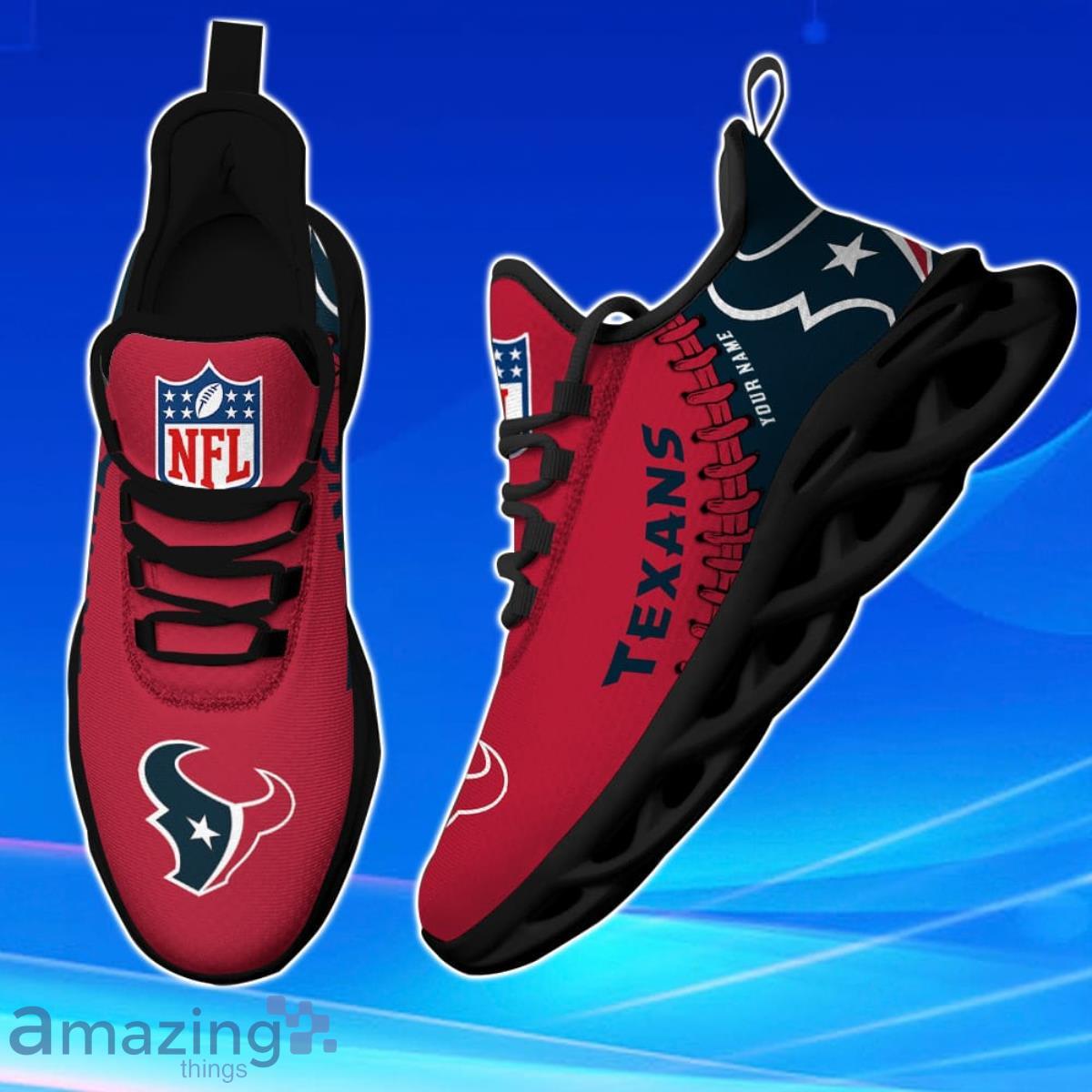 Houston Texans Personalized NFL Max Soul Shoes Special Gift For Men And Women Fans image Houston Texans Personalized NFL Max Soul Shoes Special Gift For Men And Women Fans Product Photo 2