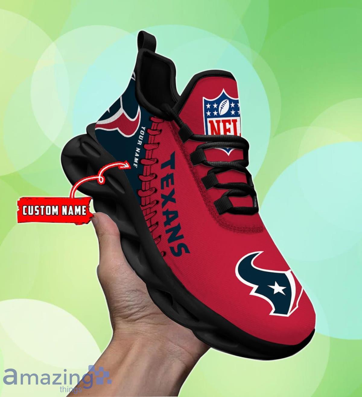 Houston Texans Personalized NFL Max Soul Shoes Special Gift For Men And Women Fans image Houston Texans Personalized NFL Max Soul Shoes Special Gift For Men And Women Fans Product Photo 4