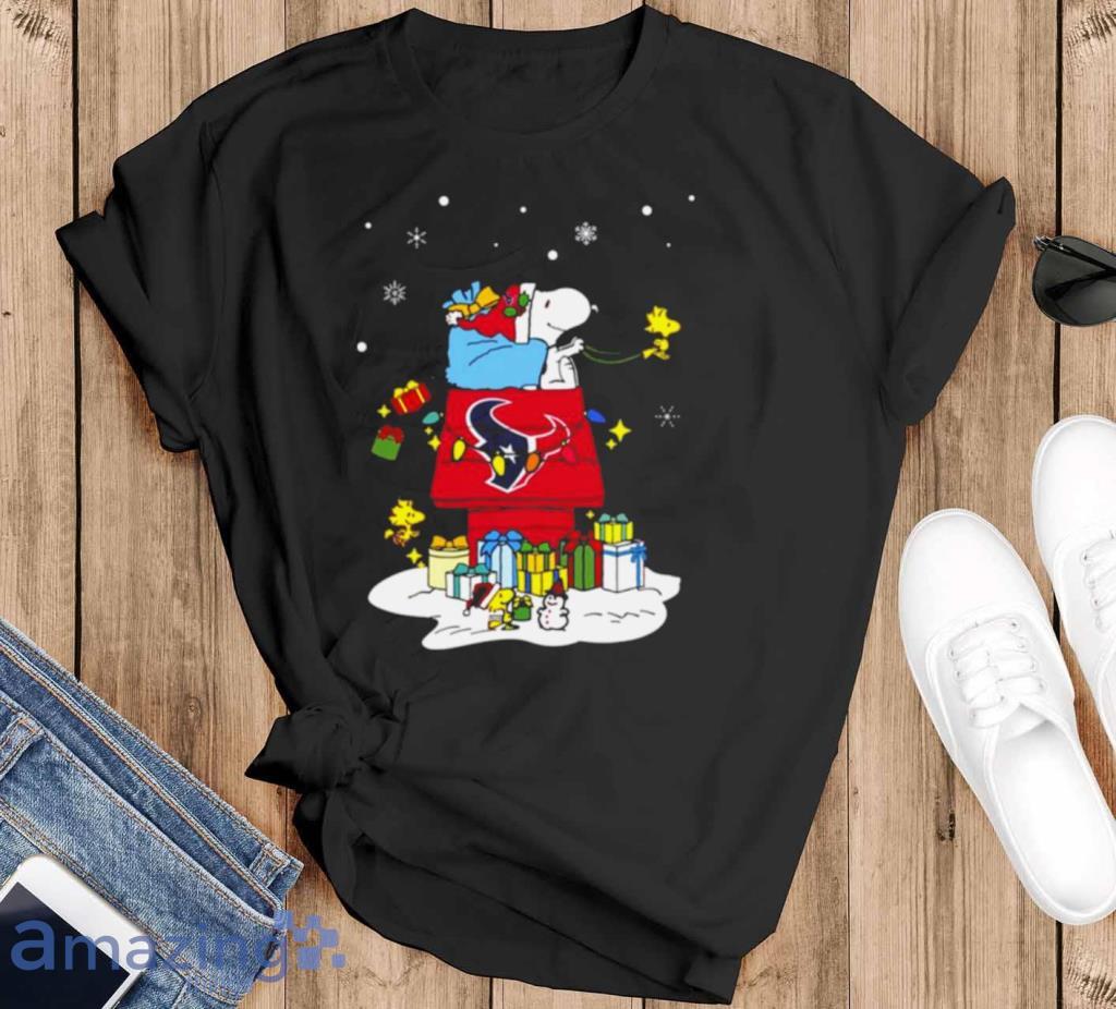 Christmas Snoopy Houston Texans Shirt