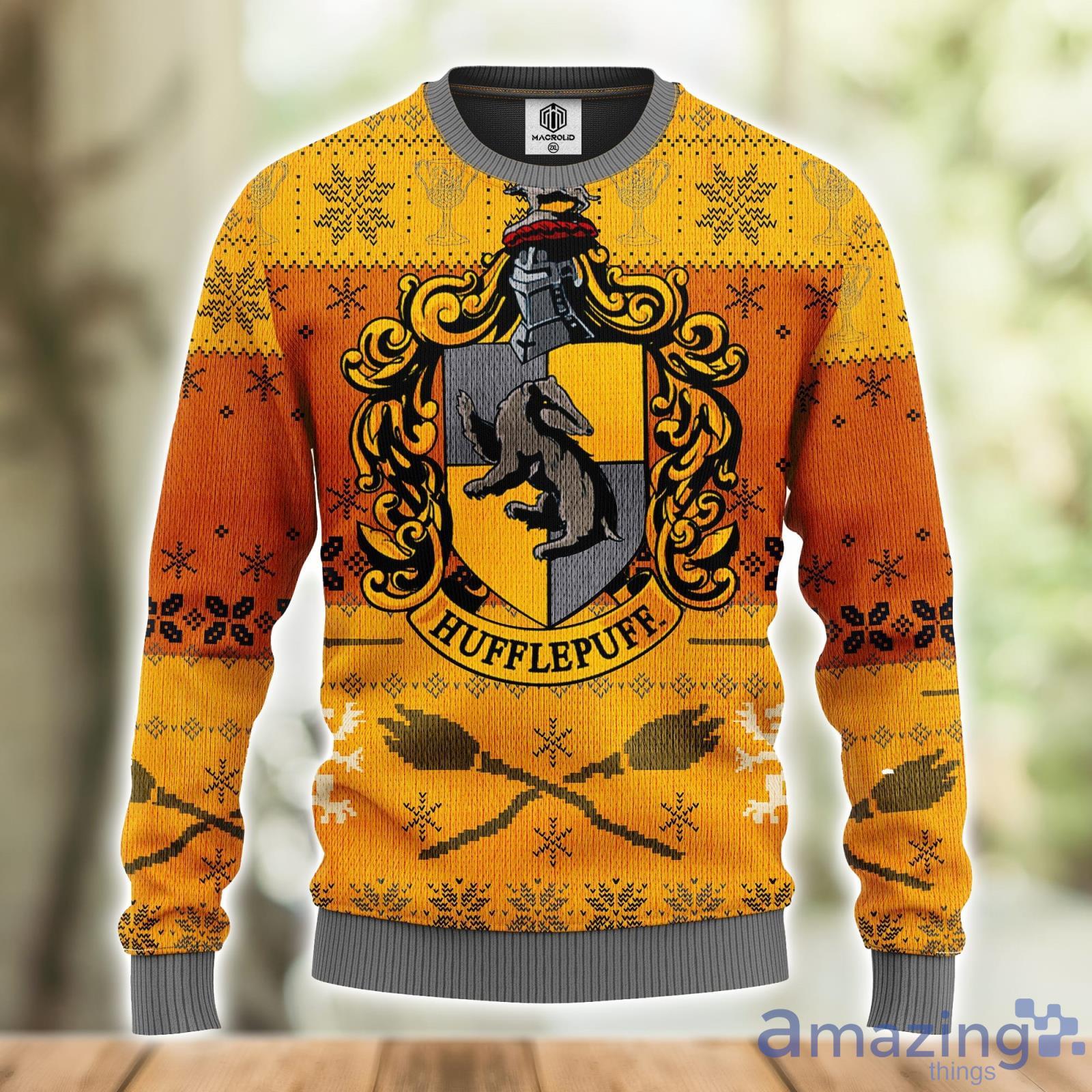 Hufflepuff ugly 2025 christmas sweater