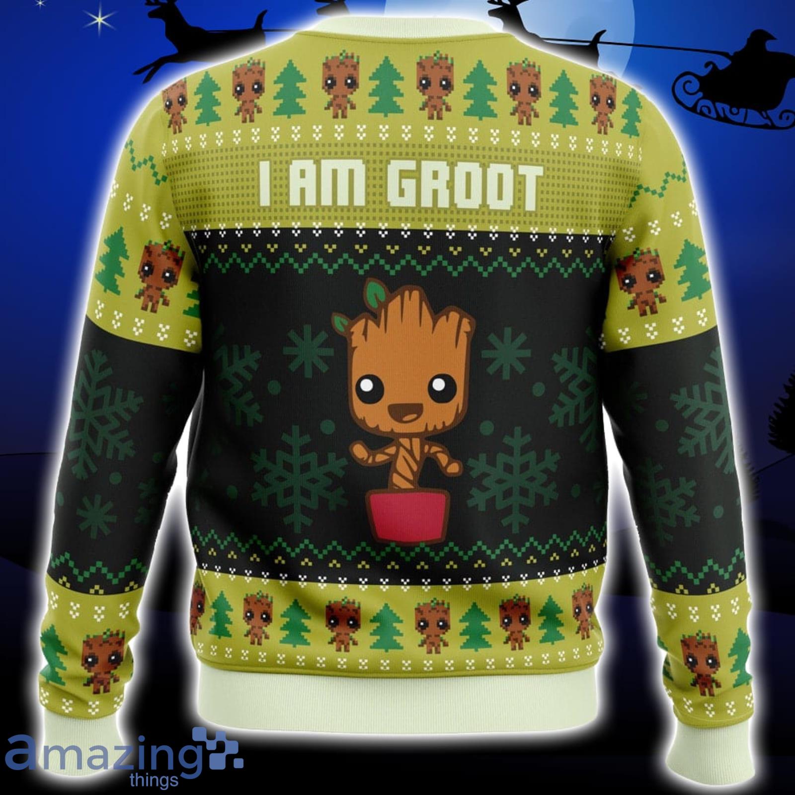 I am clearance groot christmas sweater