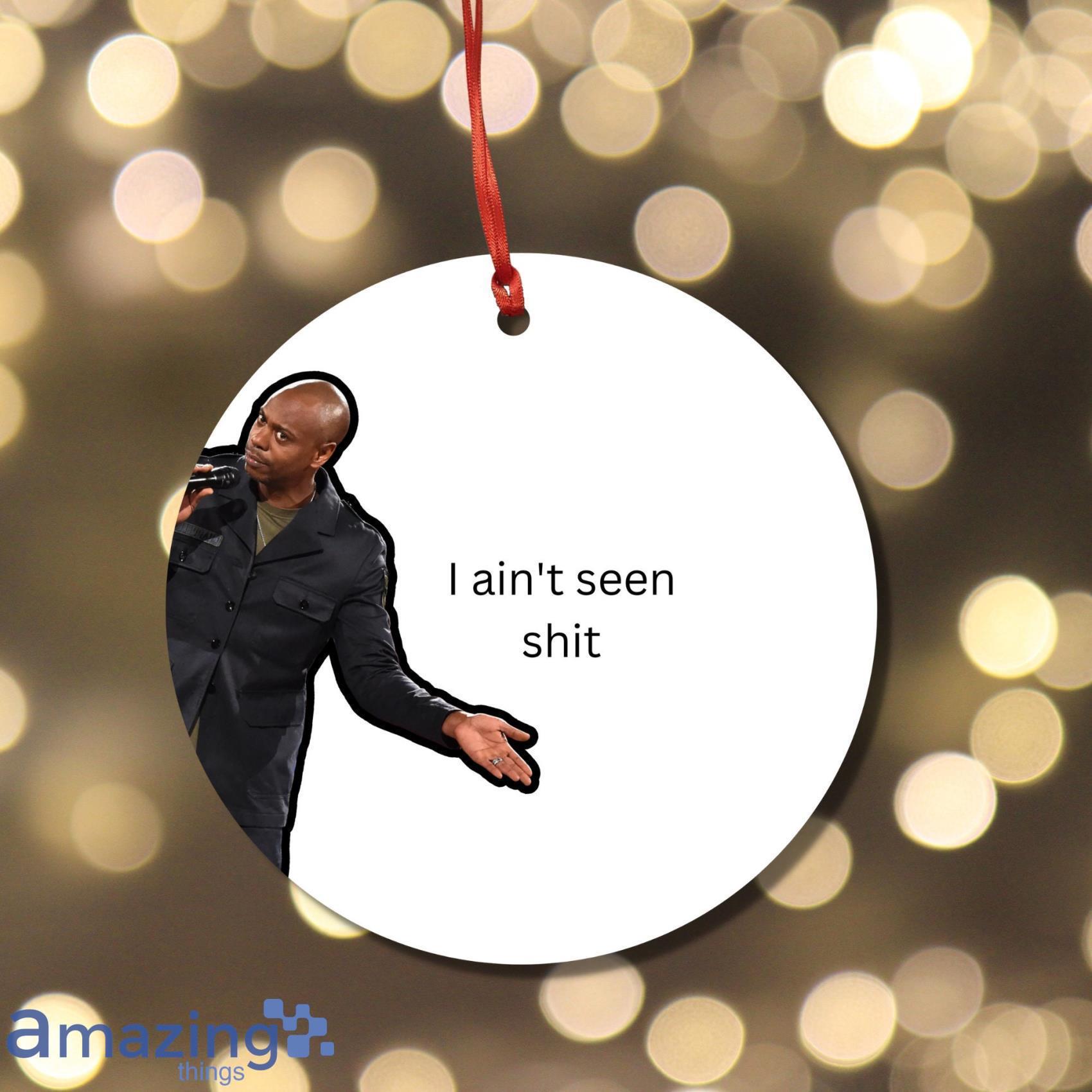 I Saw That Funny Christmas Ornament Dave Chappelle Jesus Ornament image I Saw That Funny Christmas Ornament Dave Chappelle Jesus Ornament Product Photo 4