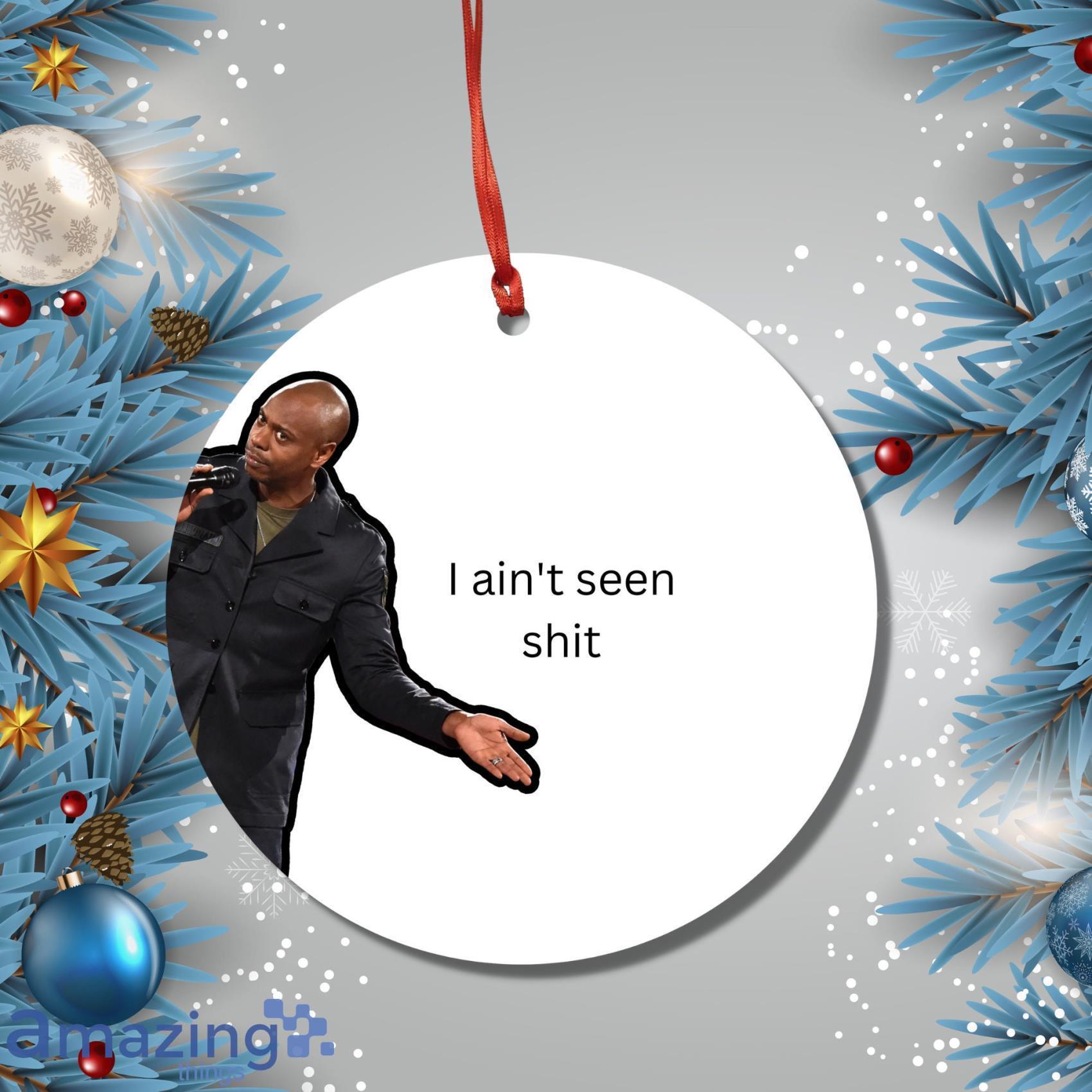 I Saw That Funny Christmas Ornament Dave Chappelle Jesus Ornament image I Saw That Funny Christmas Ornament Dave Chappelle Jesus Ornament Product Photo 5
