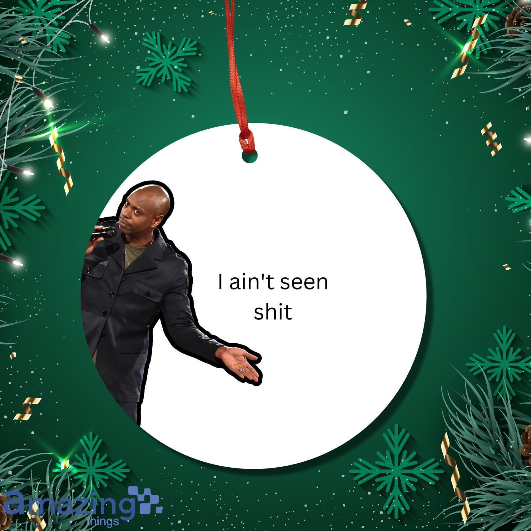 I Saw That Funny Christmas Ornament Dave Chappelle Jesus Ornament image I Saw That Funny Christmas Ornament Dave Chappelle Jesus Ornament Product Photo 6