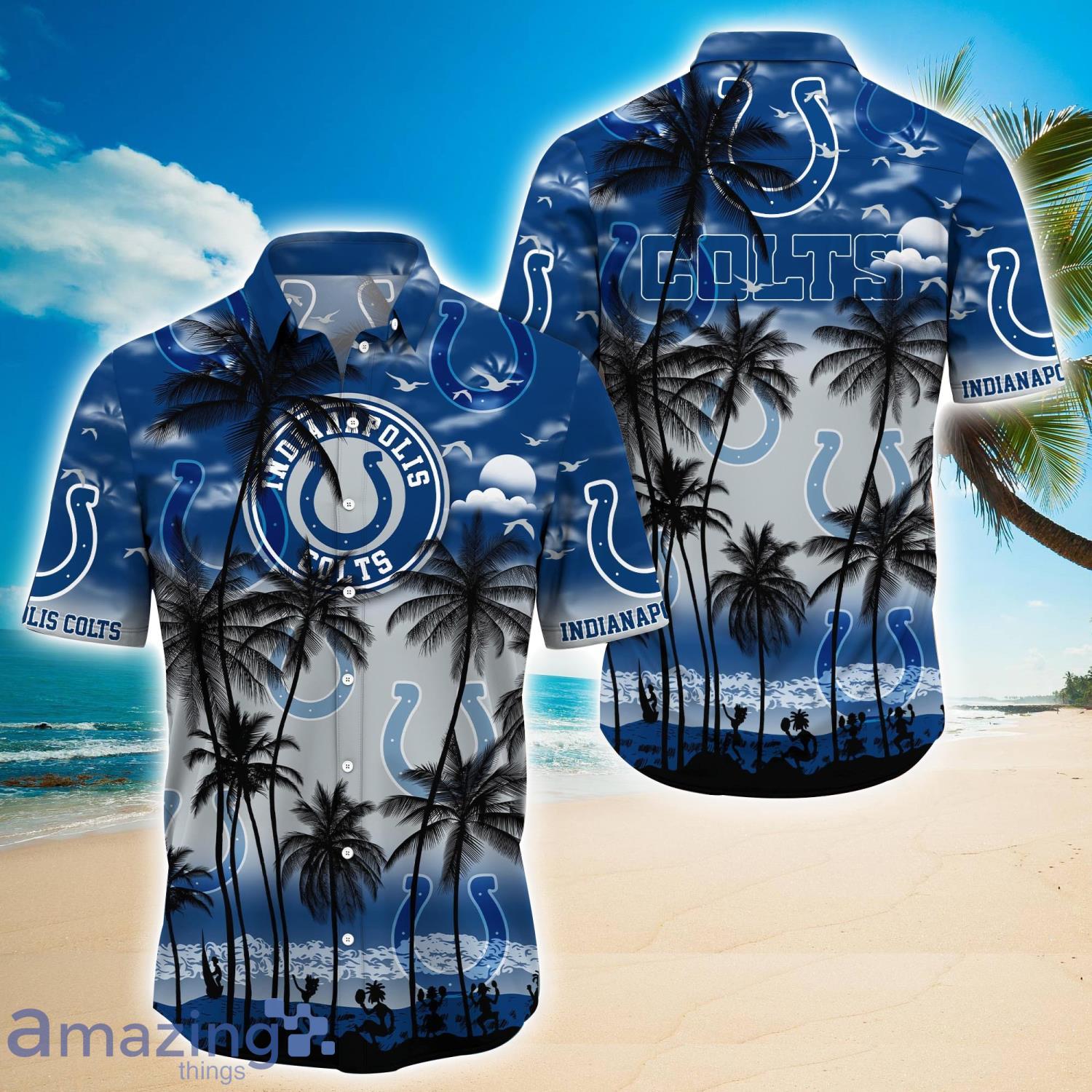 Colts Hawaiian Shirt Indianapolis Colts Aloha Cool Hawaiian Shirts