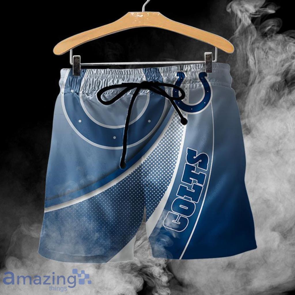 Indianapolis Colts Casual Logo Hawaiian Shorts Gift For Fans Product Photo 1