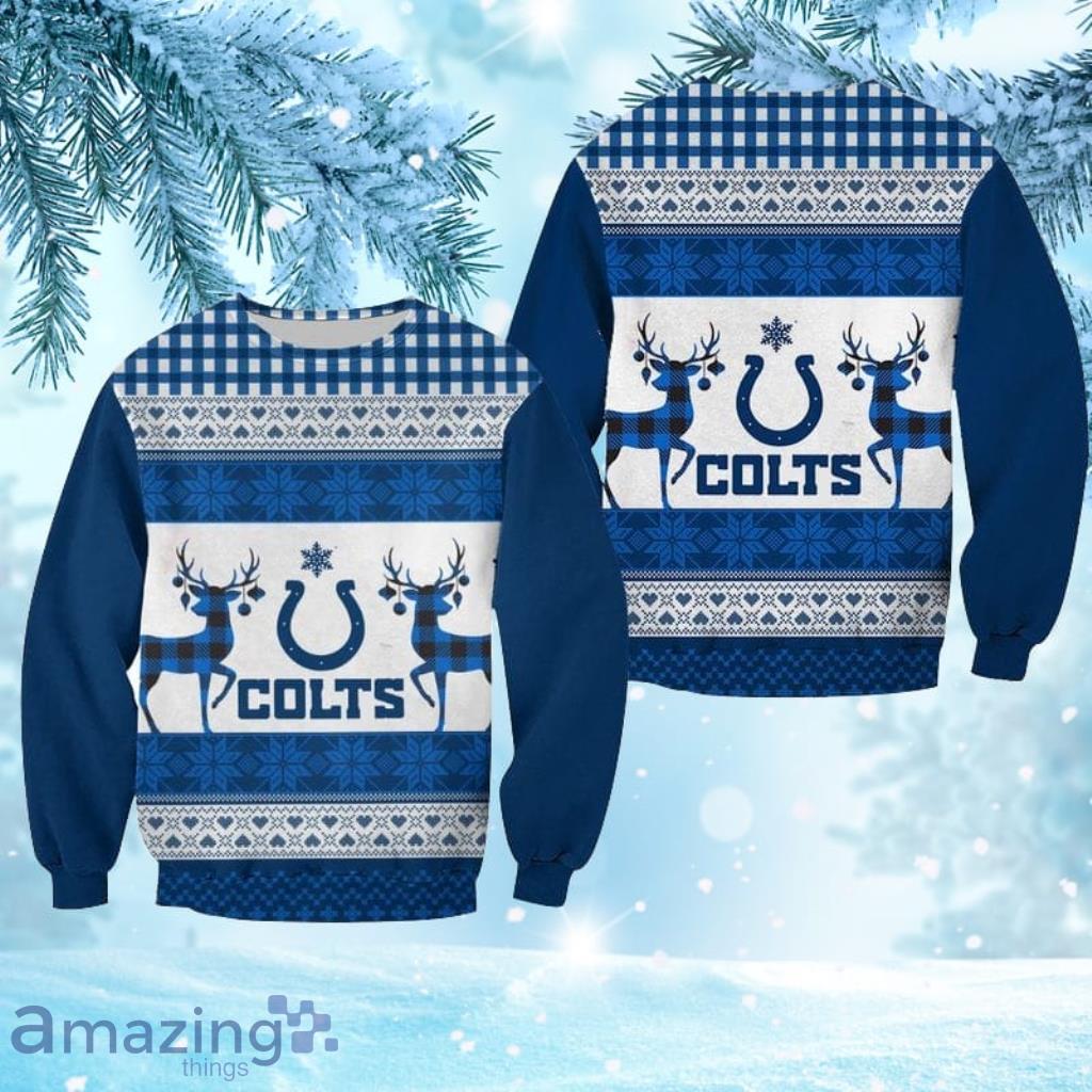 Indianapolis Colts Christmas Sweatshirt Sweater 3D Gift For Fans