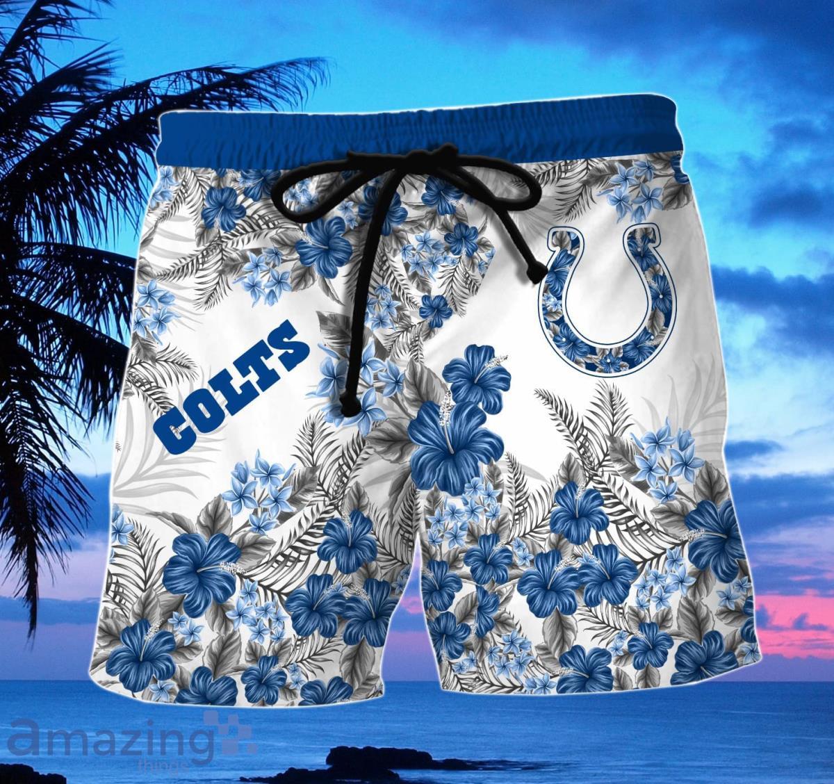 Indianapolis Colts 3D Hawaiian Shirt And Shorts For Men And Women