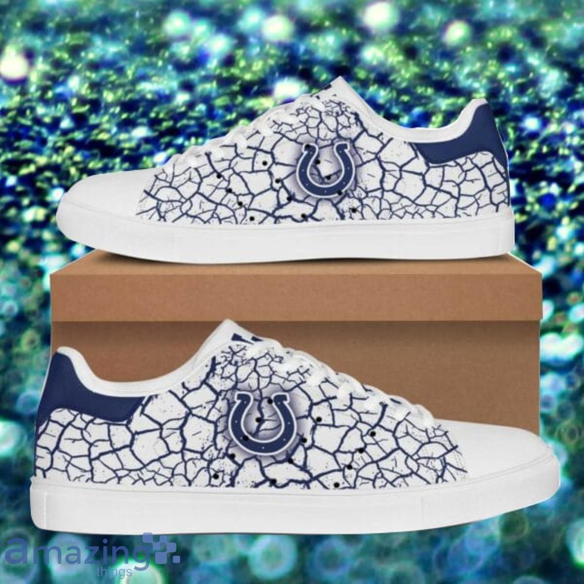 Indianapolis Colts NFL Low Top Skate Shoes Style Gift For Fans Product Photo 1
