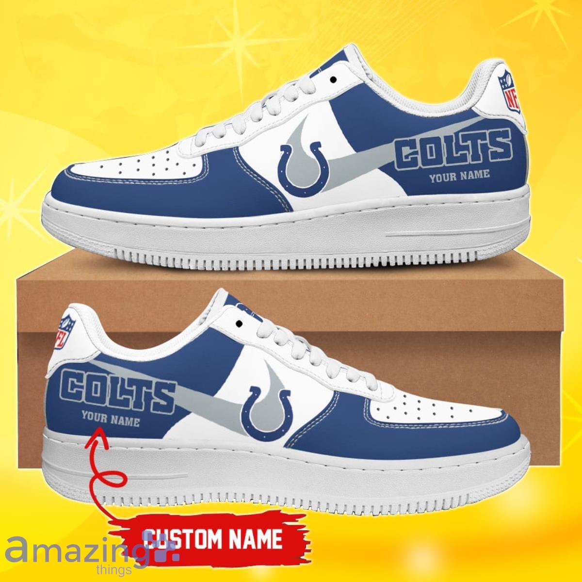Indianapolis Colts Personalized Air Force Shoes Best Gift Fans Product Photo 1