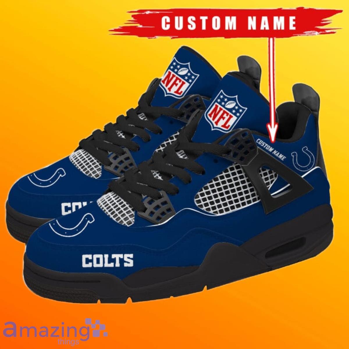 Indianapolis Colts Personalized Air Jordan 4 Shoes - The Clothes You'll  Ever Need