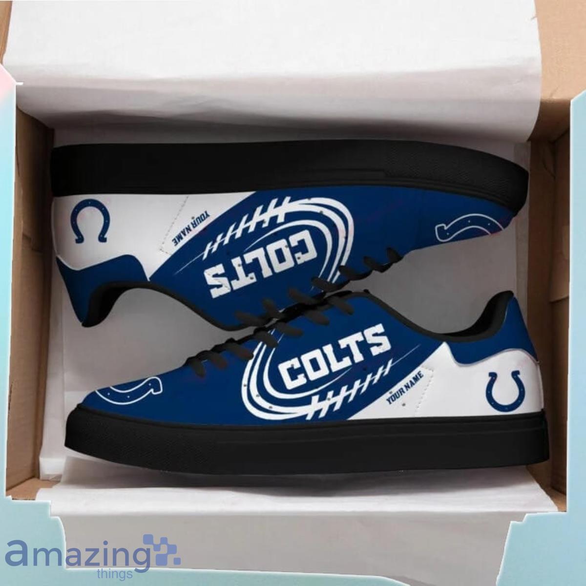 Indianapolis Colts Personalized Stan Smith Sneakers Best Gift For Men And Women Fans image Indianapolis Colts Personalized Stan Smith Sneakers Best Gift For Men And Women Fans Product Photo 2