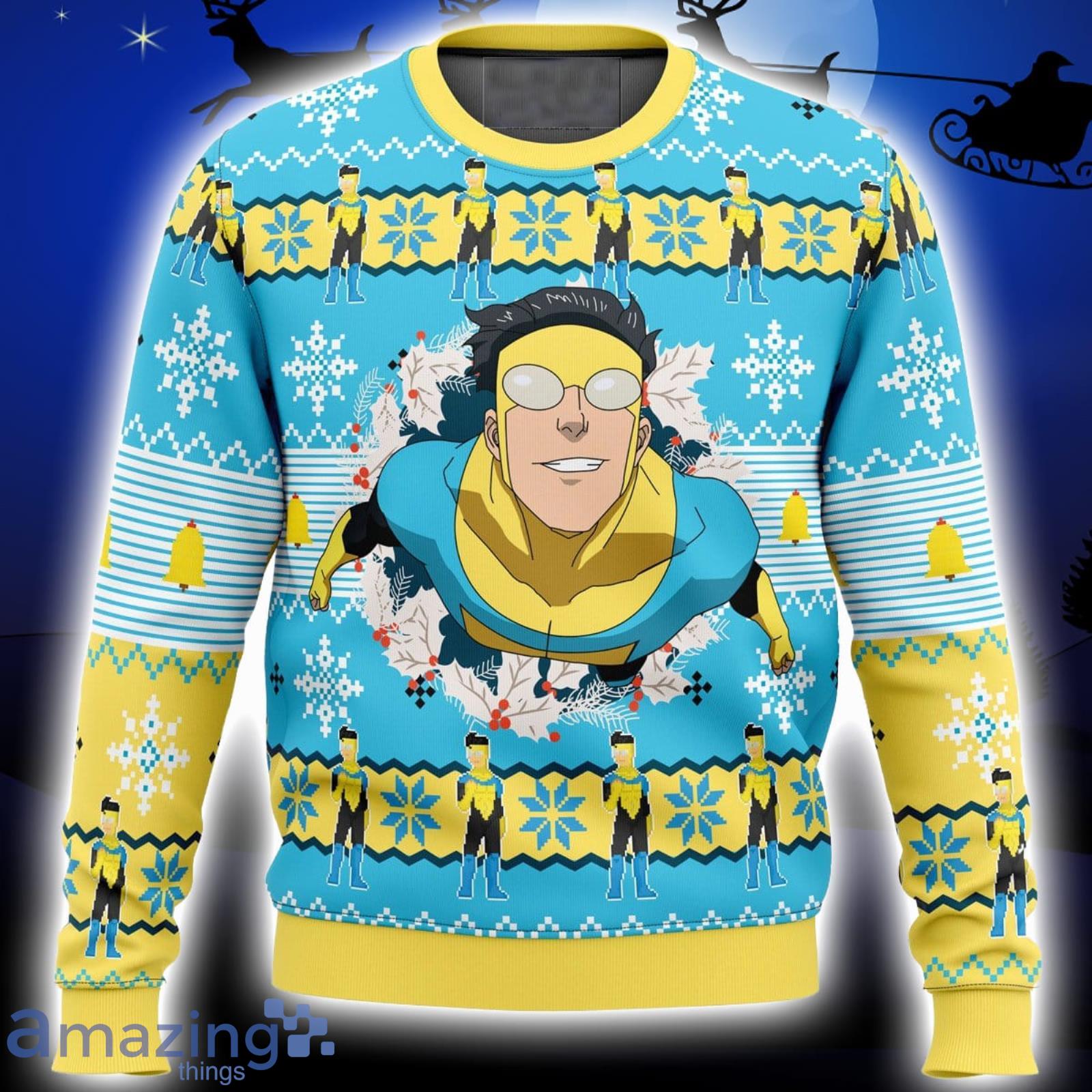 Invincible Xmas Ugly Christmas Sweater Christmas Gift For Men And Women Product Photo 1 Invincible Xmas Ugly Christmas Sweater Christmas Gift For Men And Women Product Photo 1