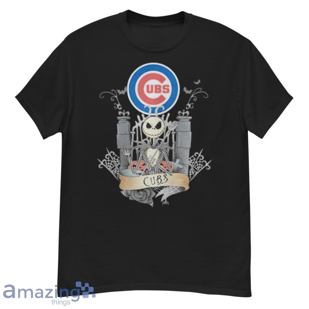 Chicago Cubs Jack Skellington And Zero Polo Shirt For Sport Fans