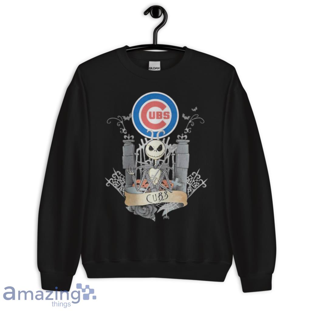 Chicago Cubs Jack Skellington And Zero Polo Shirt For Sport Fans