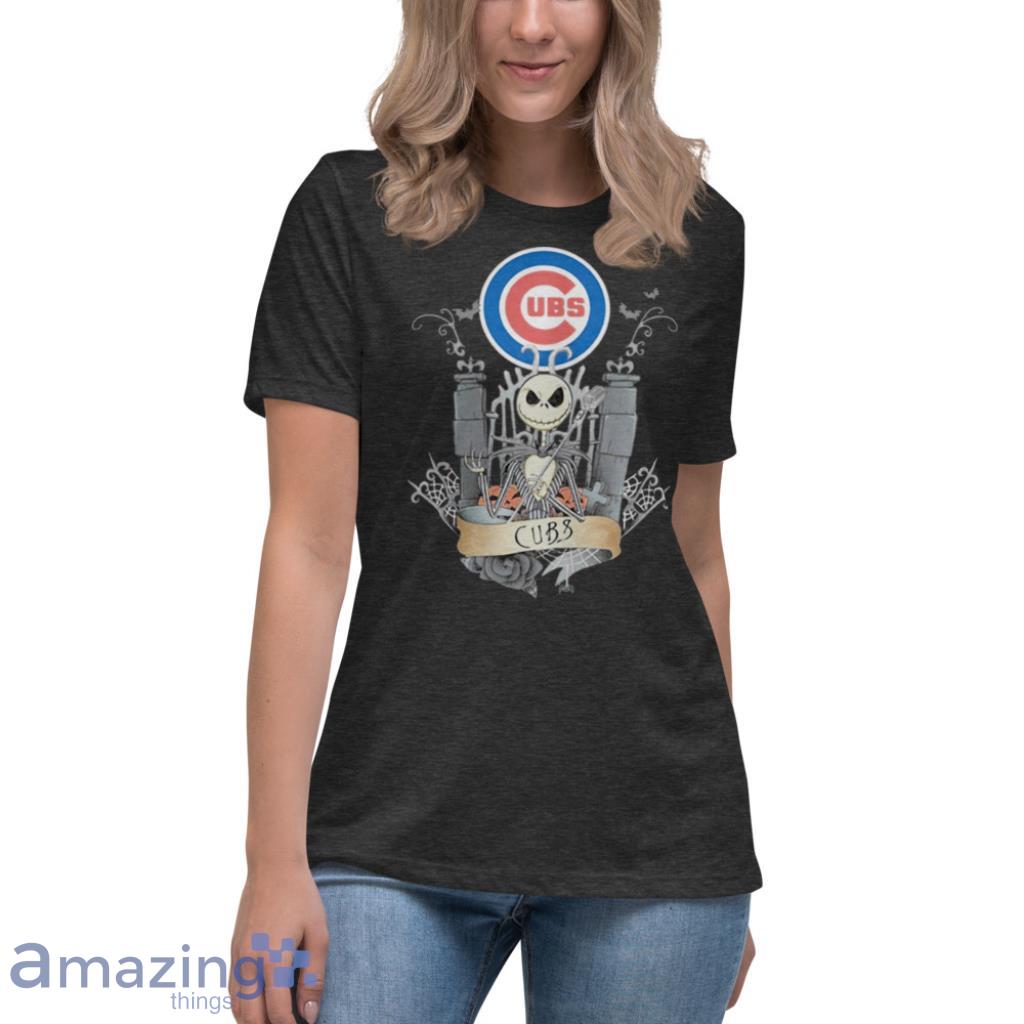 Chicago Cubs Jack Skellington And Zero Polo Shirt For Sport Fans