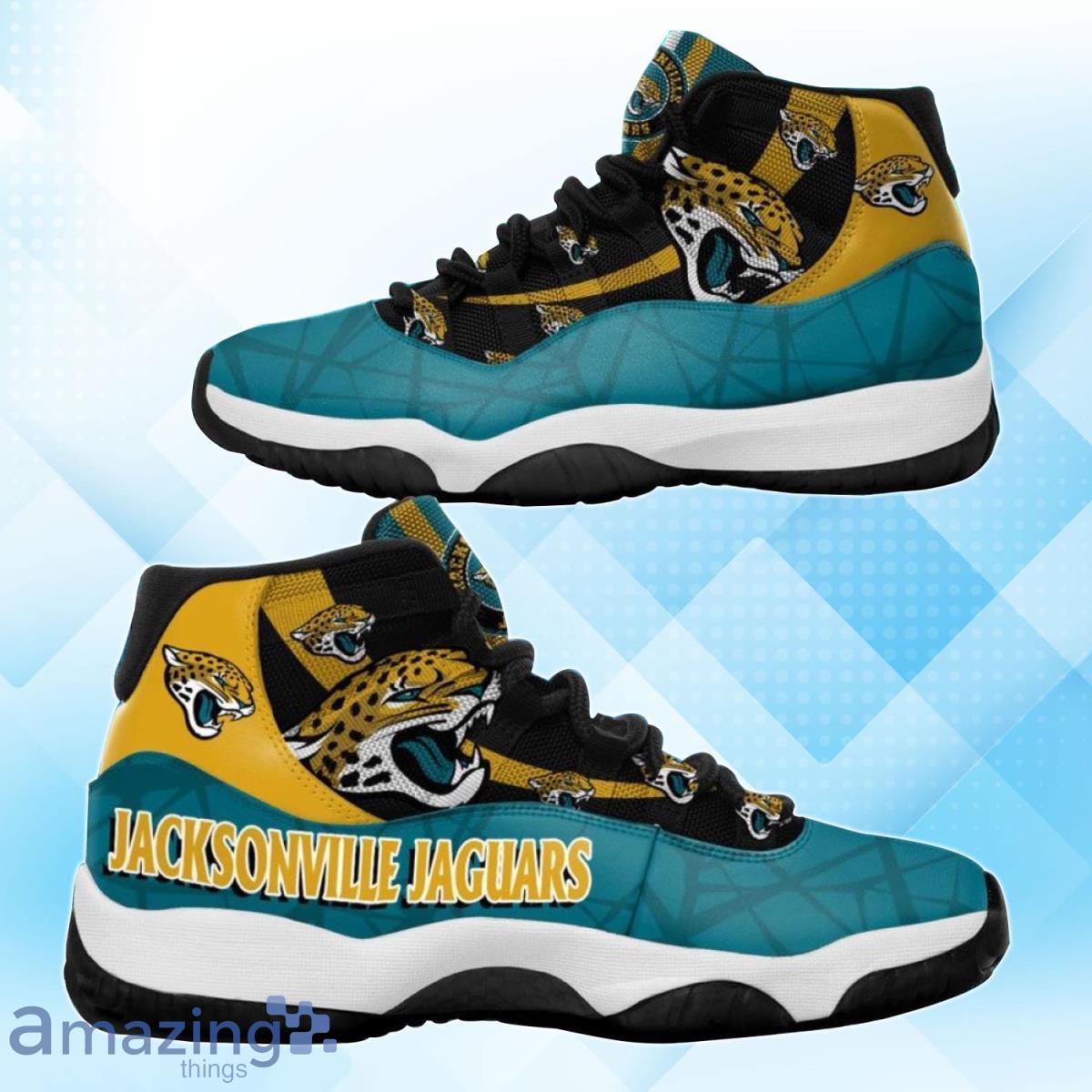 Jacksonville Jaguars Air Jordan 11 Sneakers Best Gift For Men And Women Fans Product Photo 1