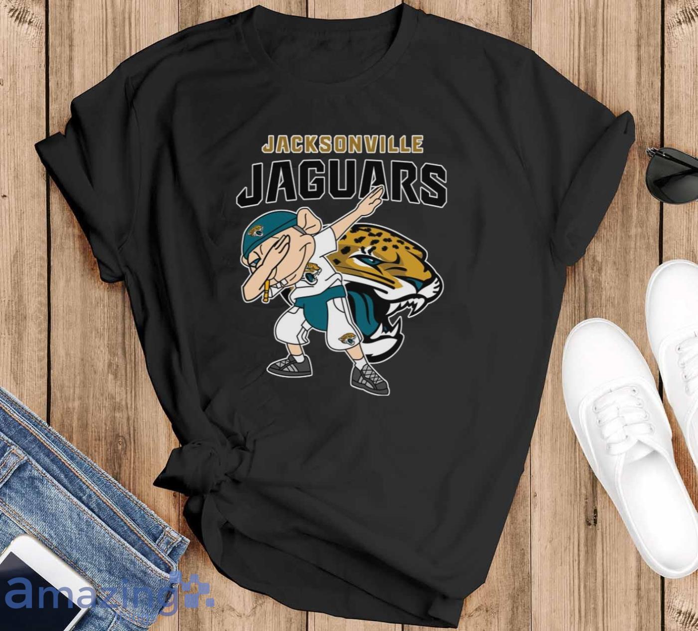 Jacksonville Jaguars Womens S/S Button Up Baseball Shirt - Black, Xs