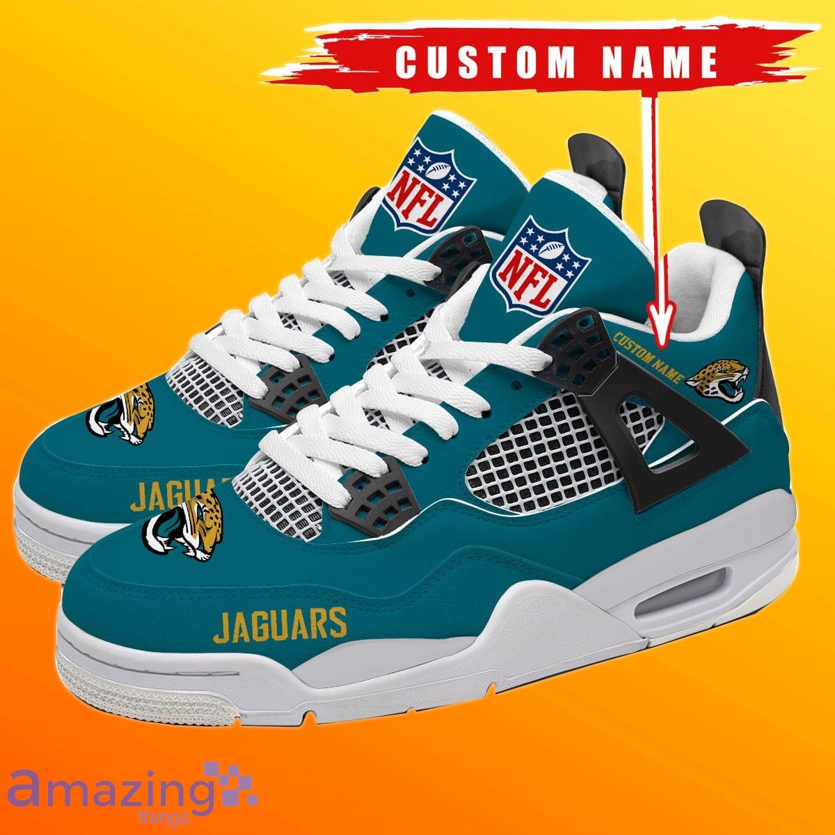 Jacksonville Jaguars Air Jordan 13 Sneakers Shoes Custom Name Personalized  Gifts