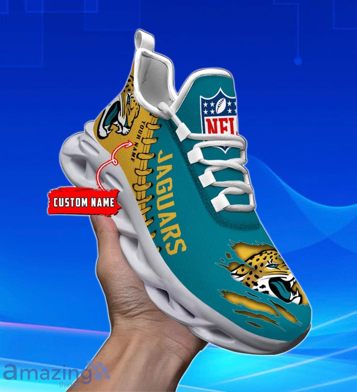 Jacksonville Jaguars New Trend Max Soul Shoes Running Sneakers