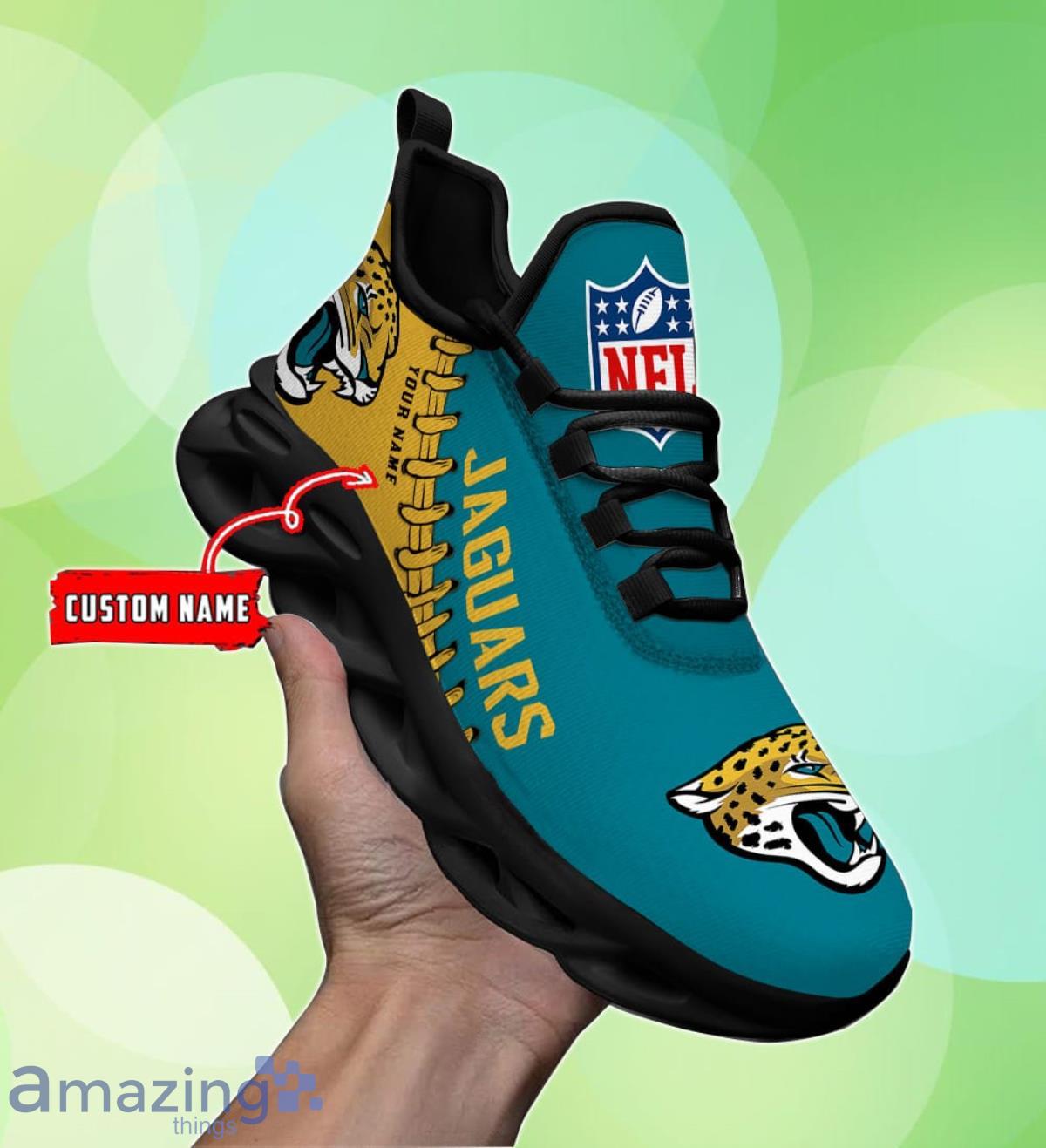 Jacksonville Jaguars Personalized New Premium Luxury NFL Max Soul Shoes  Unique Gift For Fans