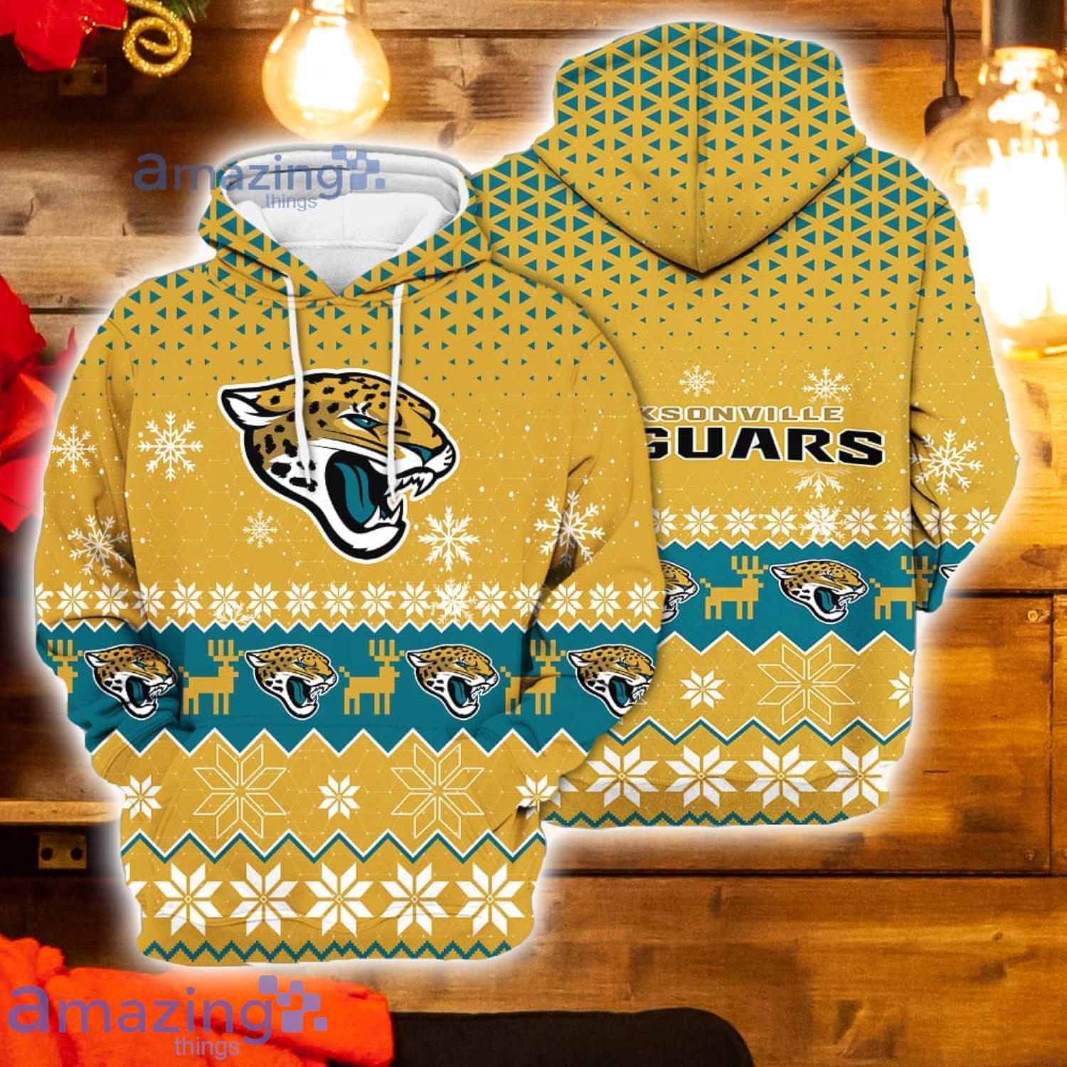 Merry Christmas Season 2023 Jacksonville Jaguars 3D Hoodie Christmas Gift  For Men And Women