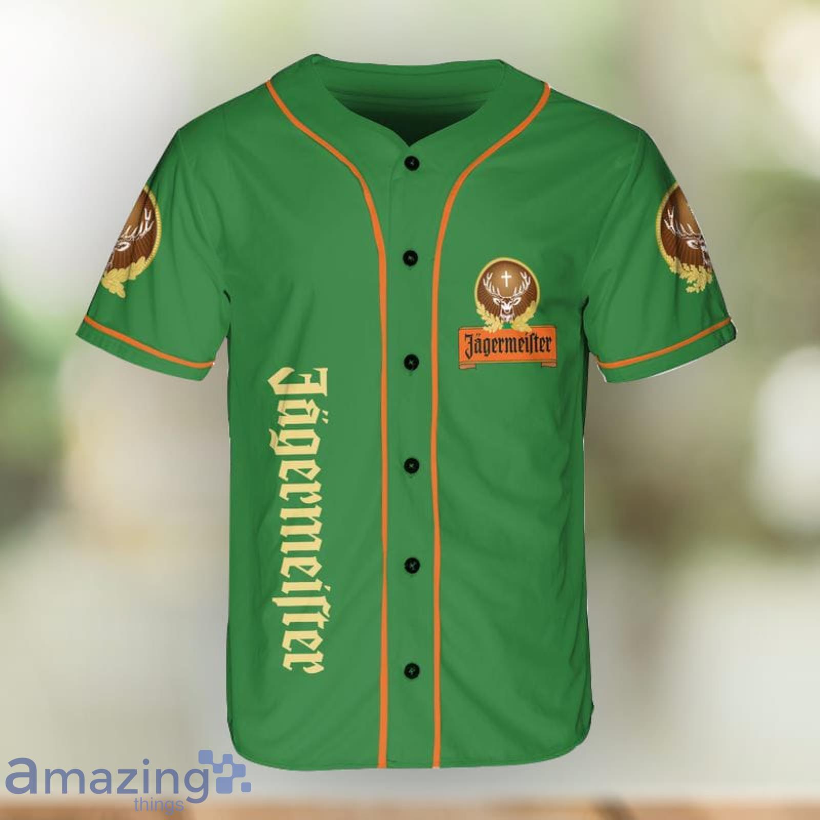 Jagermeister Whiskey 3D Baseball Jersey Shirt Gift For Men And Women Product Photo 1