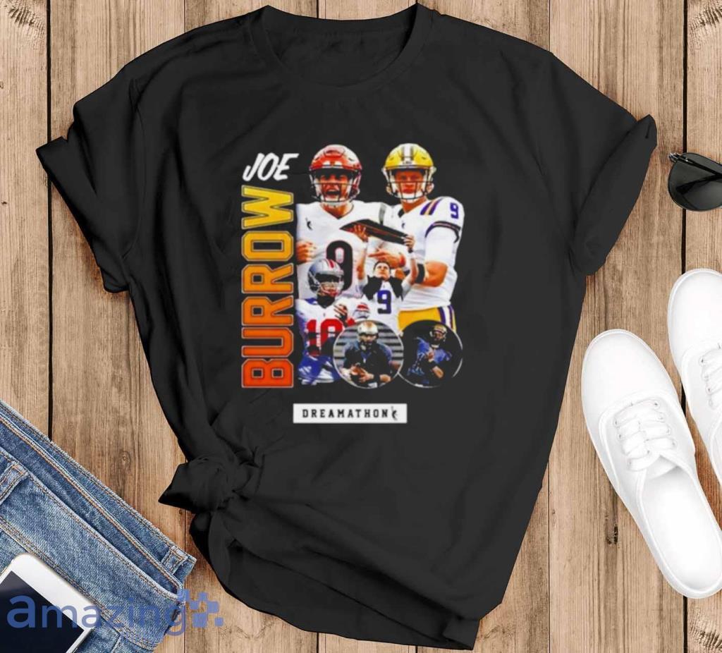 Joe Burrow Dreamathon Cincinnati Bengals Nfl T Shirt Product Photo 1