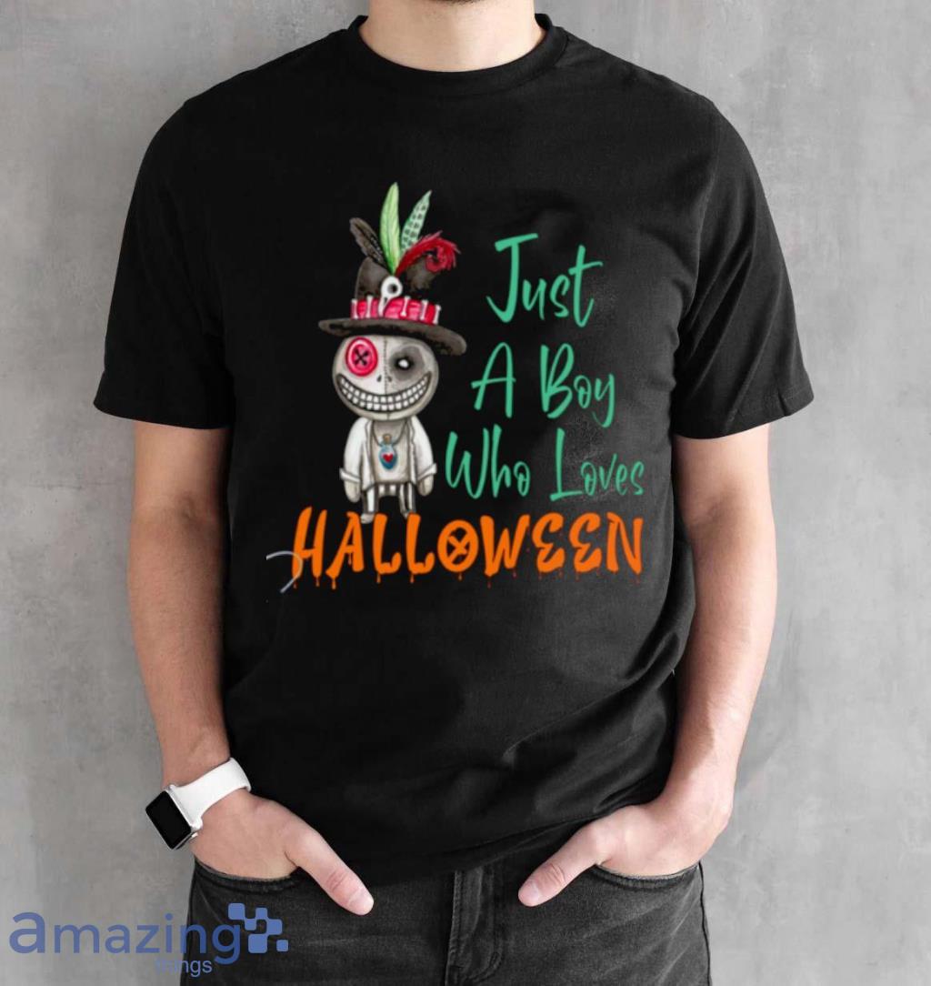 Just A Boy Who Loves Halloween T Shirt image Just A Boy Who Loves Halloween T Shirt Product Photo 2