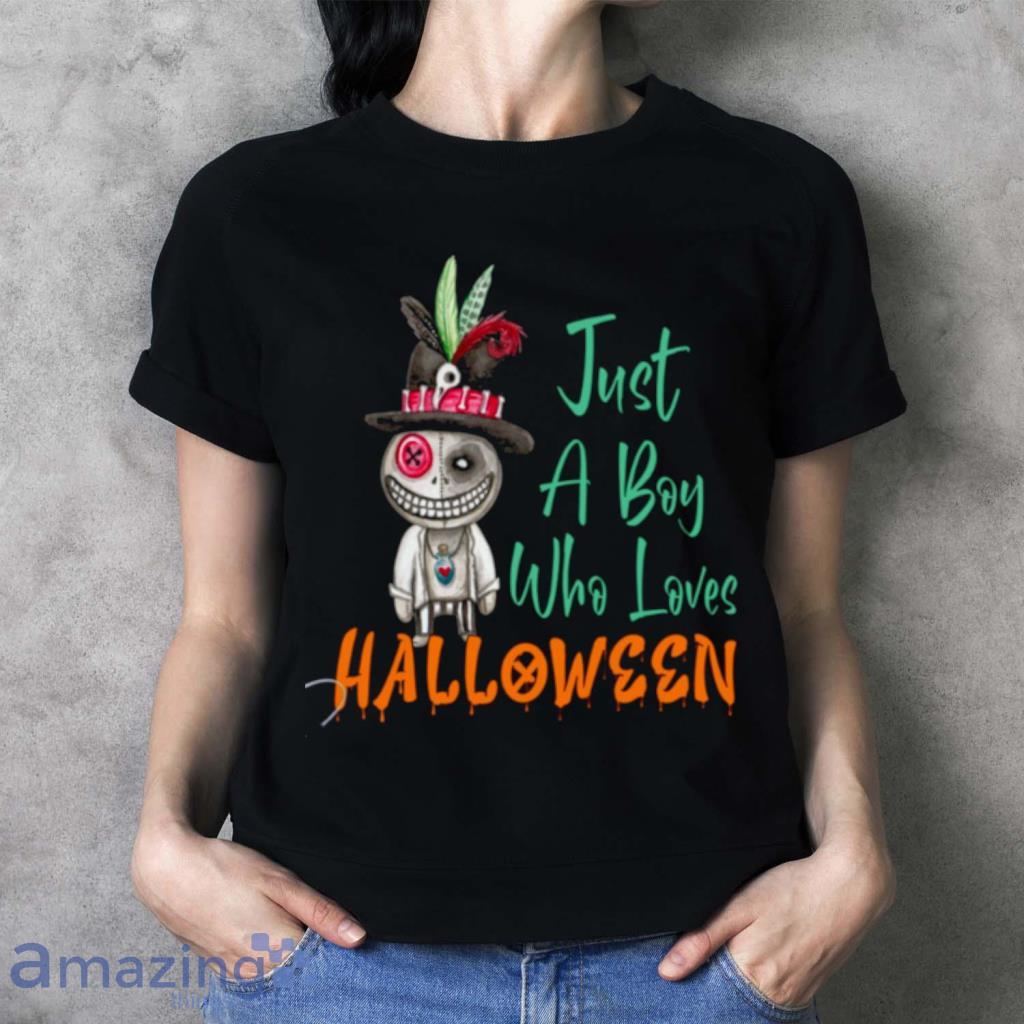 Just A Boy Who Loves Halloween T Shirt image Just A Boy Who Loves Halloween T Shirt Product Photo 3