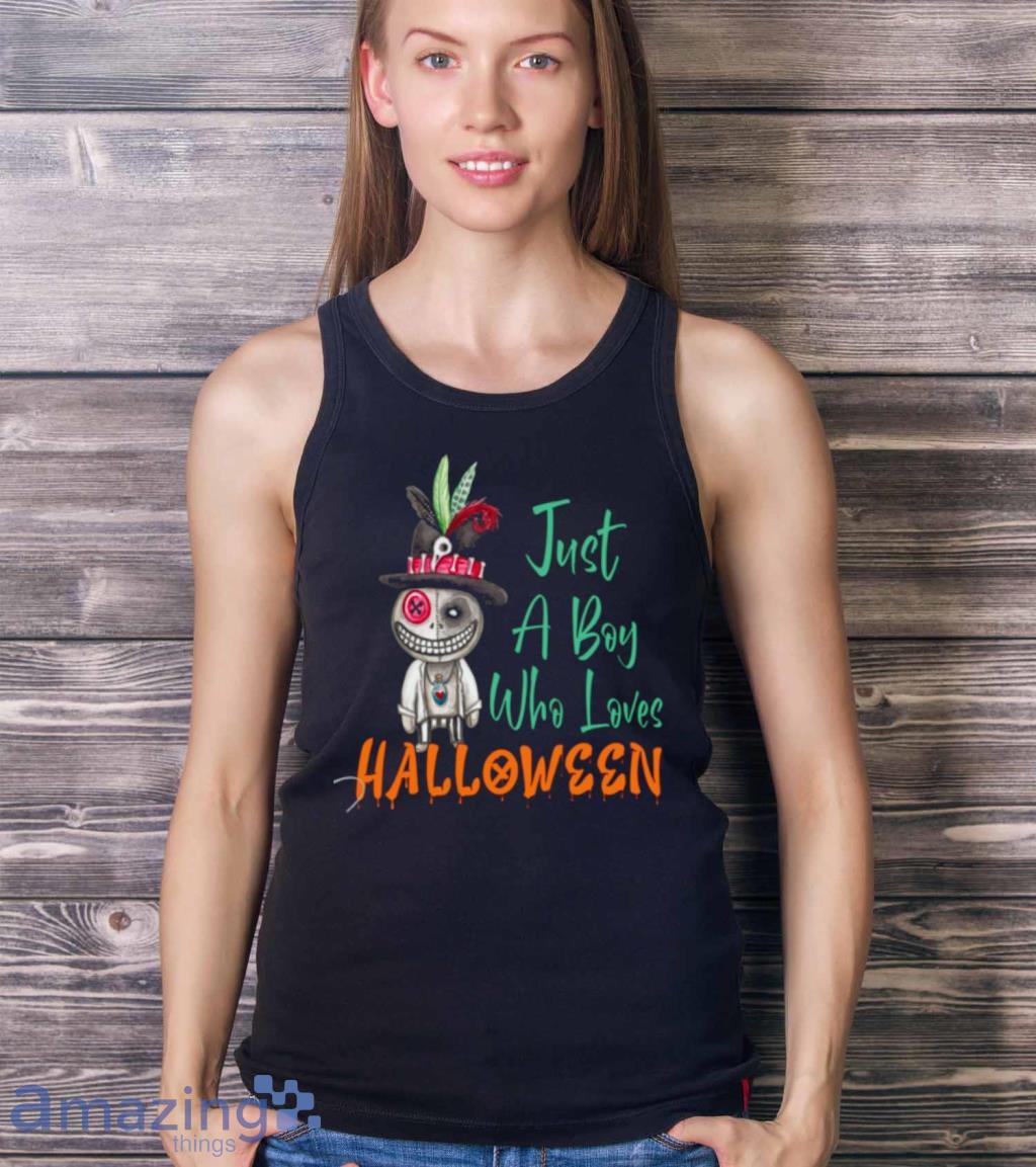 Just A Boy Who Loves Halloween T Shirt image Just A Boy Who Loves Halloween T Shirt Product Photo 4