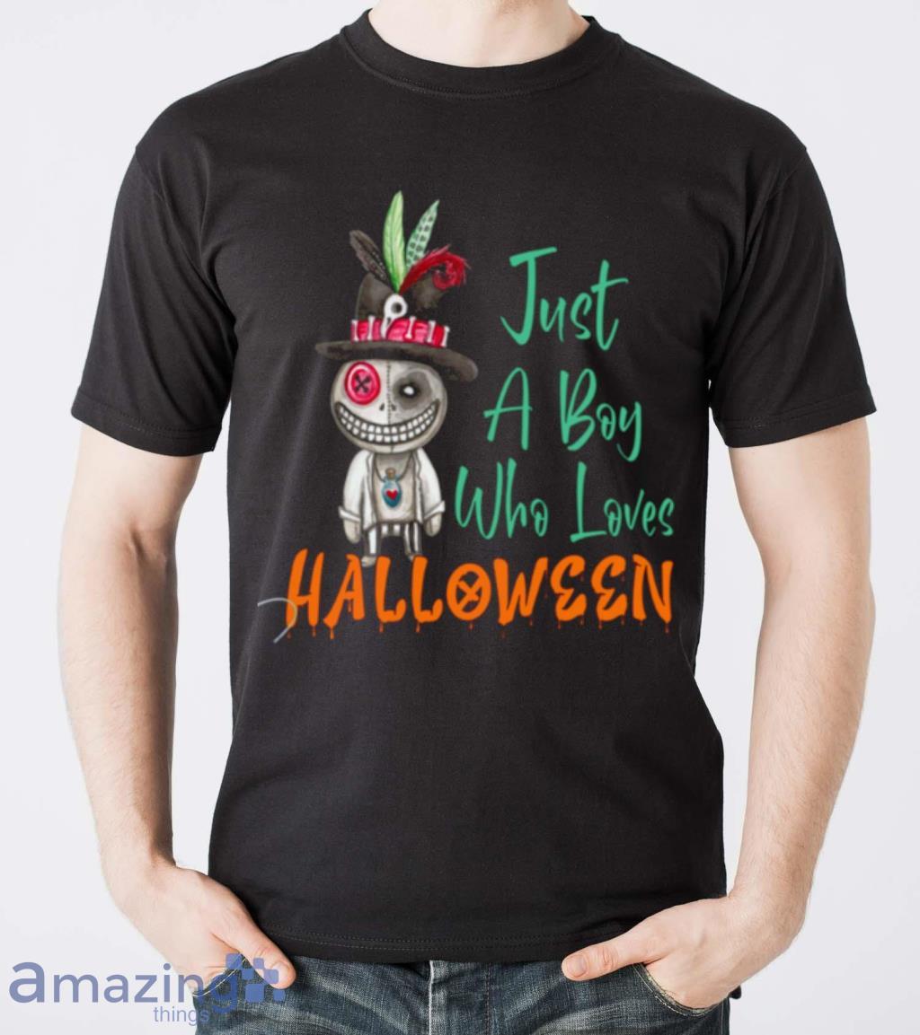 Just A Boy Who Loves Halloween T Shirt image Just A Boy Who Loves Halloween T Shirt Product Photo 5