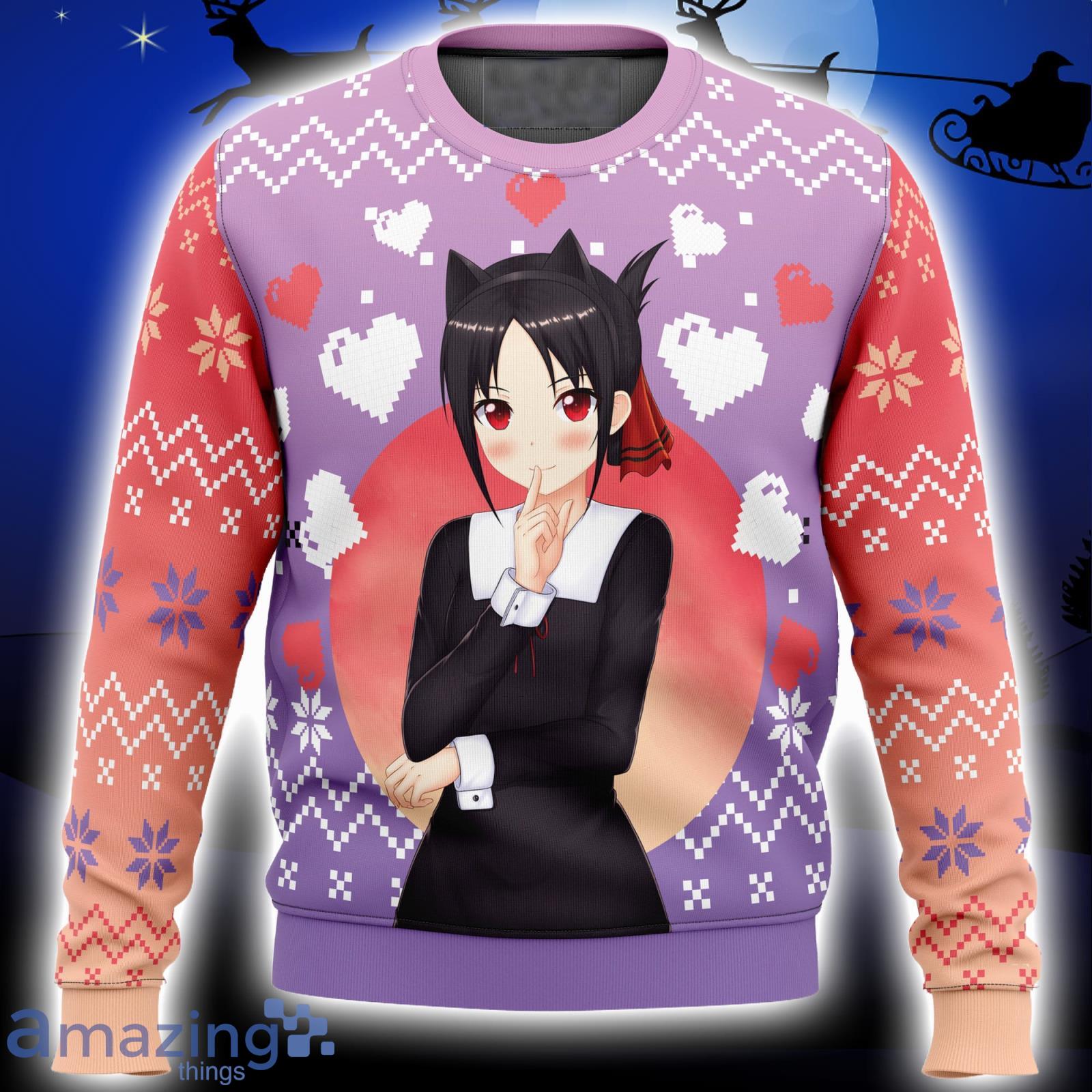 Kaguya Shinomiya Kaguya-sama Love Is War Xmas Ugly Christmas Sweater Christmas Gift For Men And Women Product Photo 1