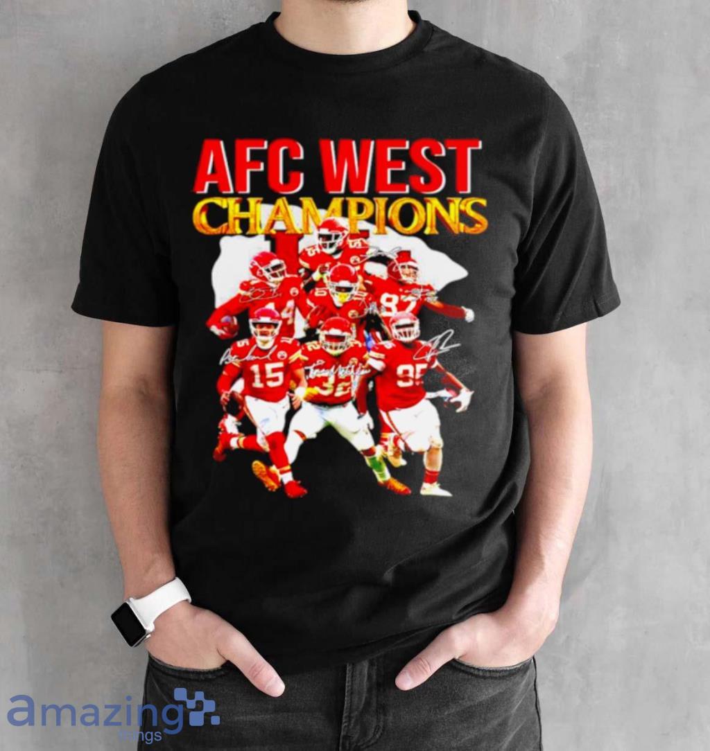 Kansas City Chiefs Afc West Champions Signatures Shirt