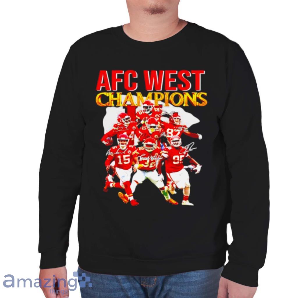 Kansas City Chiefs Afc West Champions Signatures Shirt